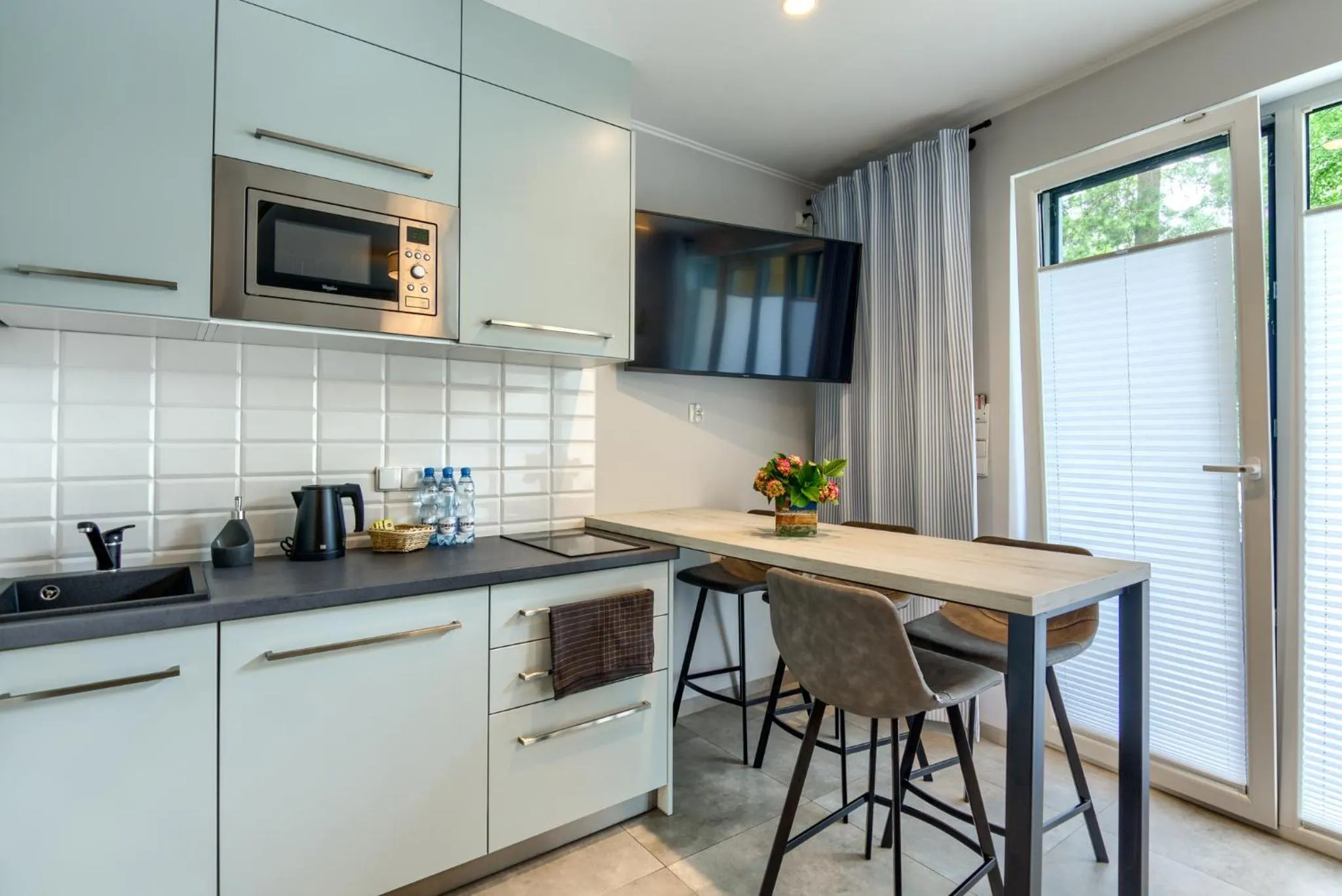 Kitchen or kitchenette in Enklawa Mikołajki