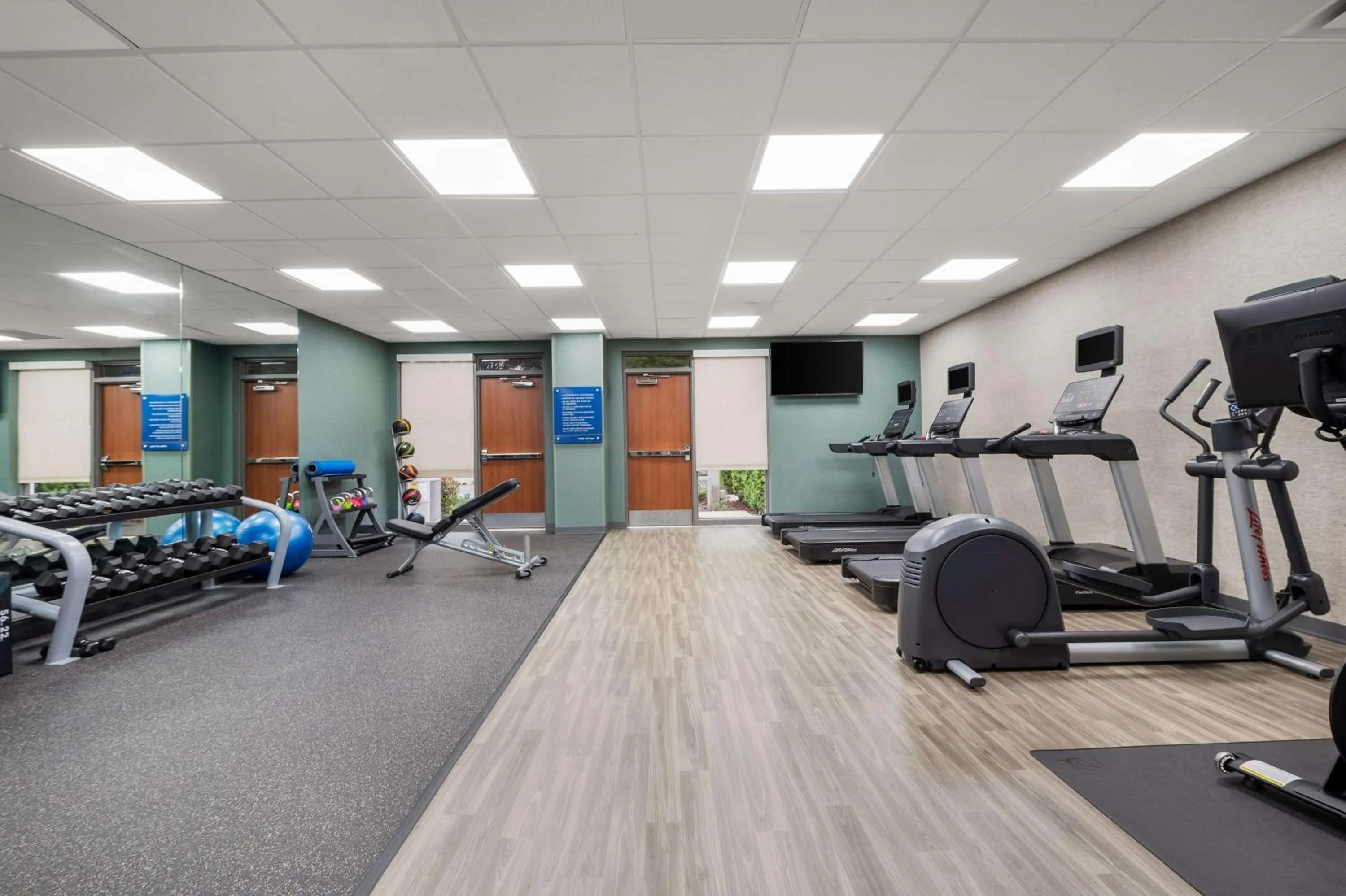 Fitness centre/facilities in Hampton Inn Weston Fort Lauderdale
