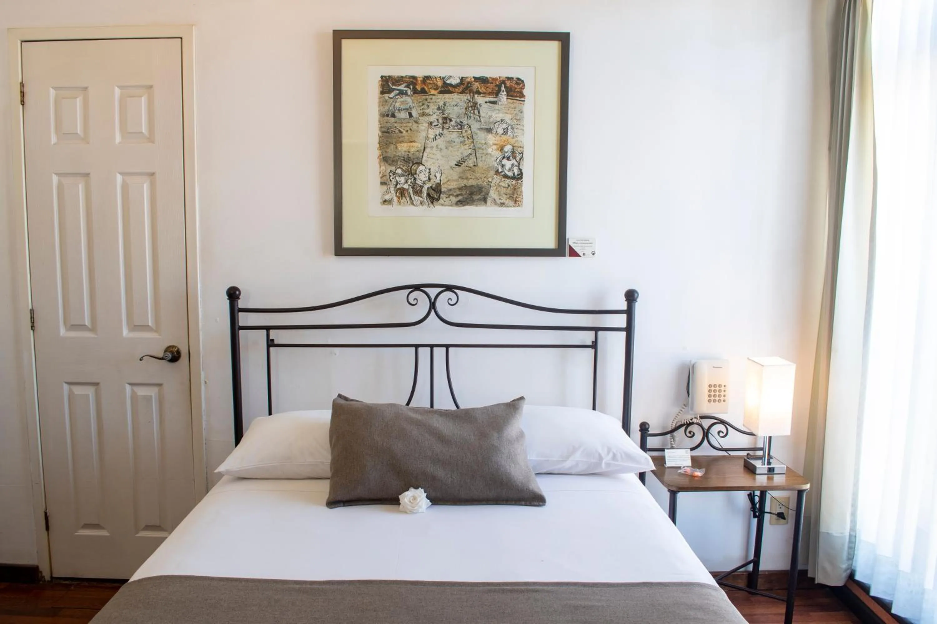 Bed in Pórtico Hotel & Galería