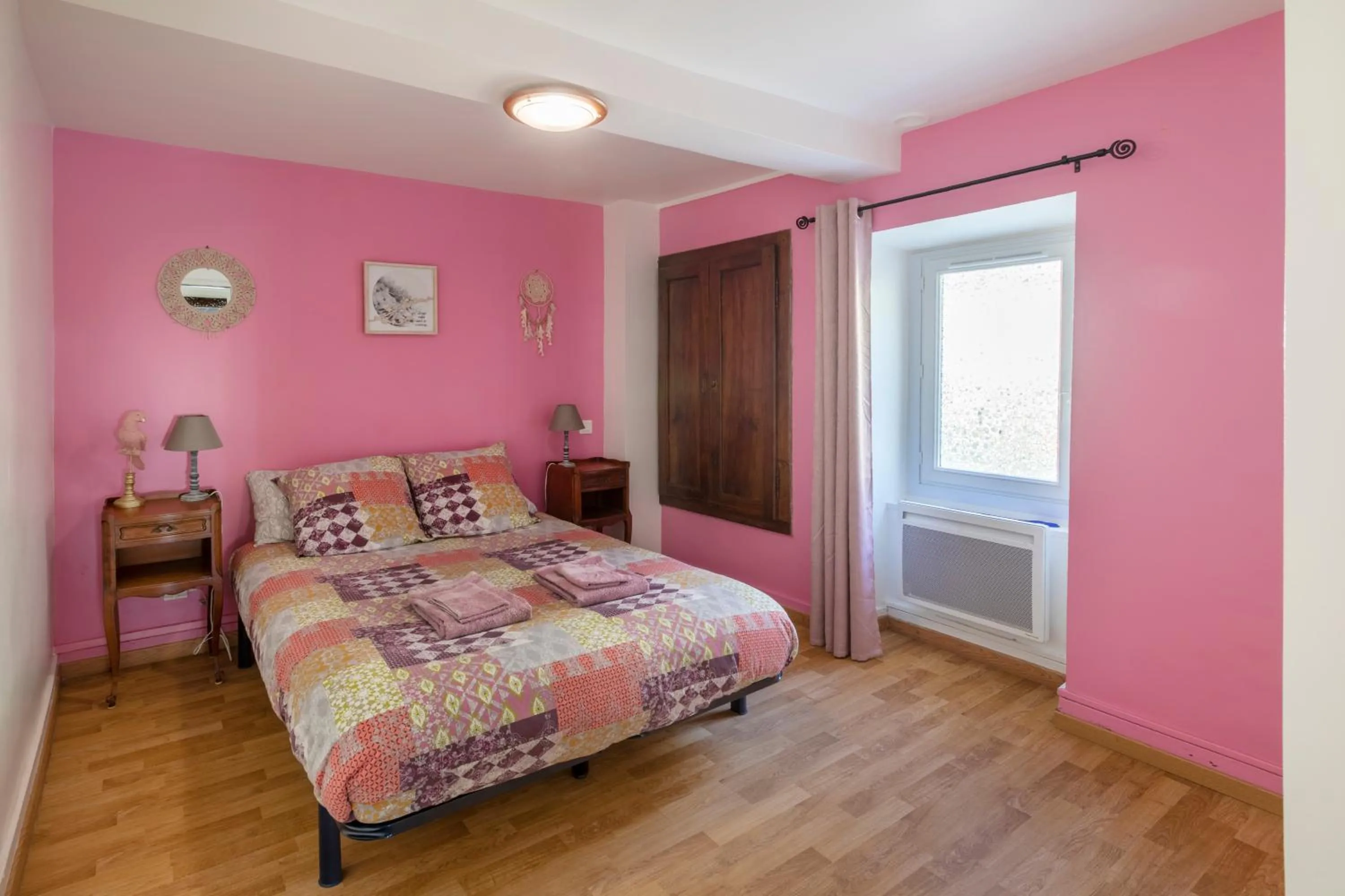 Bedroom, Bed in Chambres d'hôtes Chez Barbara