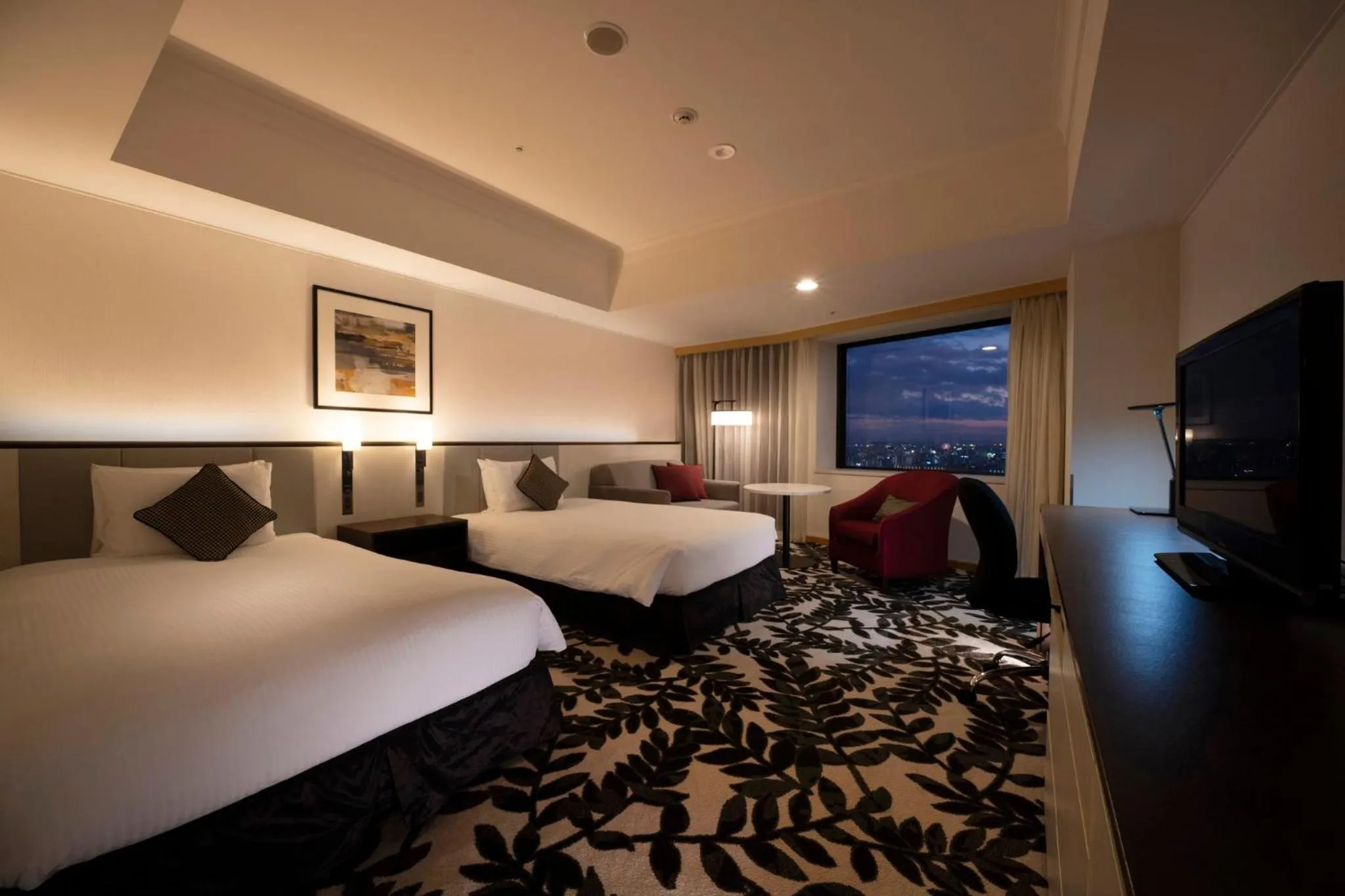 Photo of the whole room, Bed in ANA Crowne Plaza Hotel Grand Court Nagoya by IHG