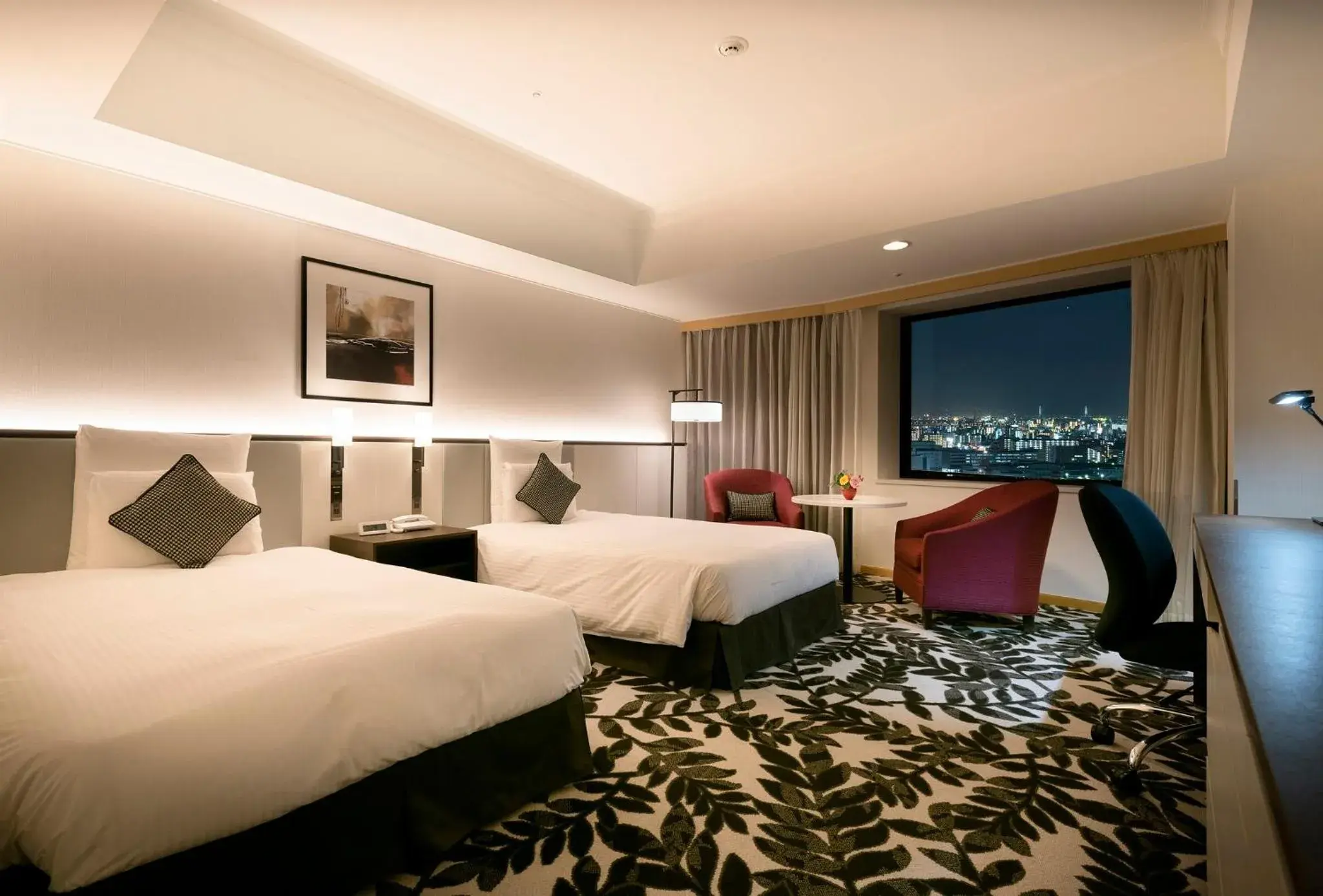 Deluxe Premium Twin Room with Sofa Bed and City View in ANA Crowne Plaza Hotel Grand Court Nagoya by IHG Deluxe Premium Twin Room with Sofa Bed and City View in ANA Crowne Plaza Hotel Grand Court Nagoya by IHG