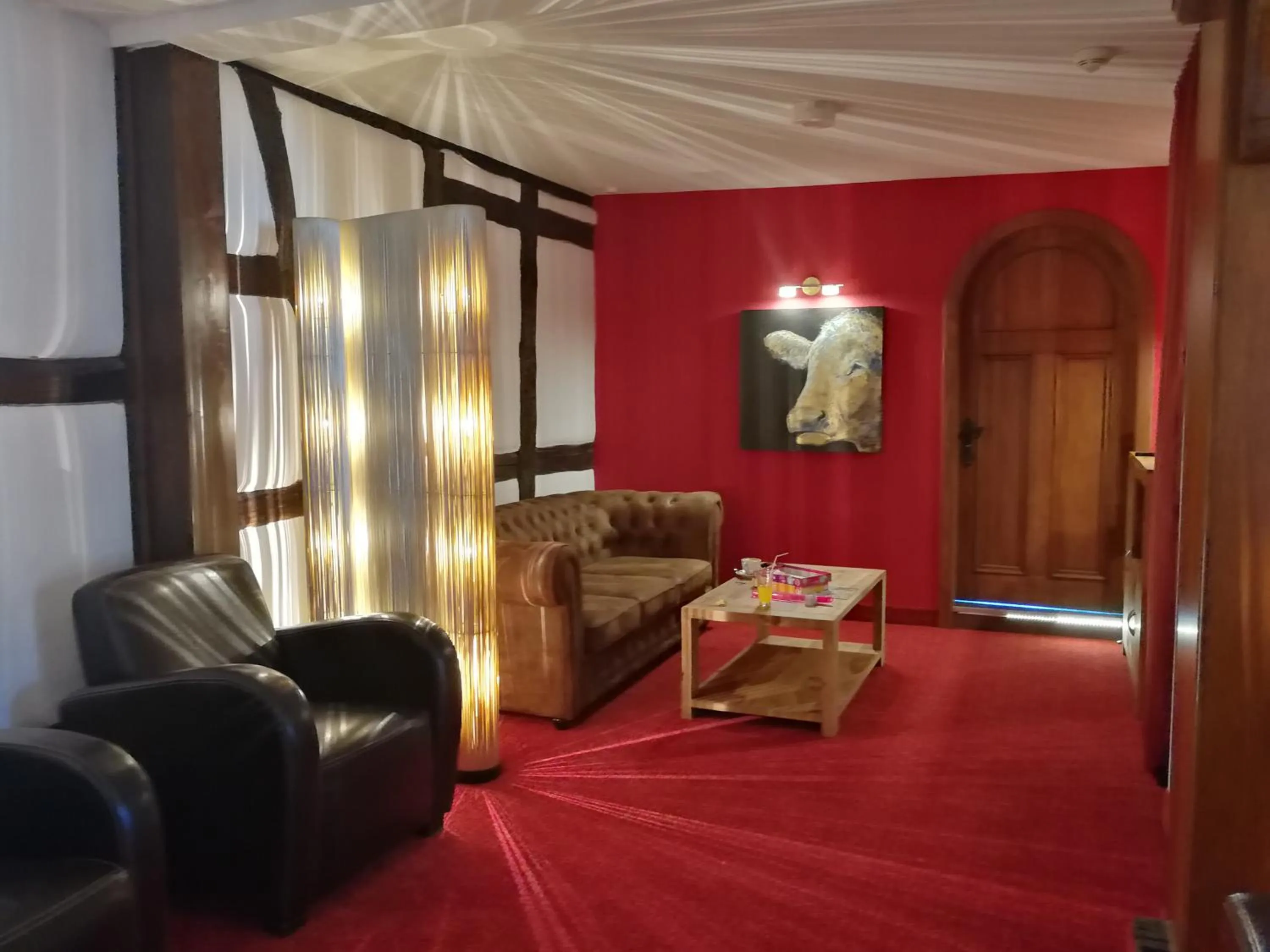 Bed in Hotel Saxenhof