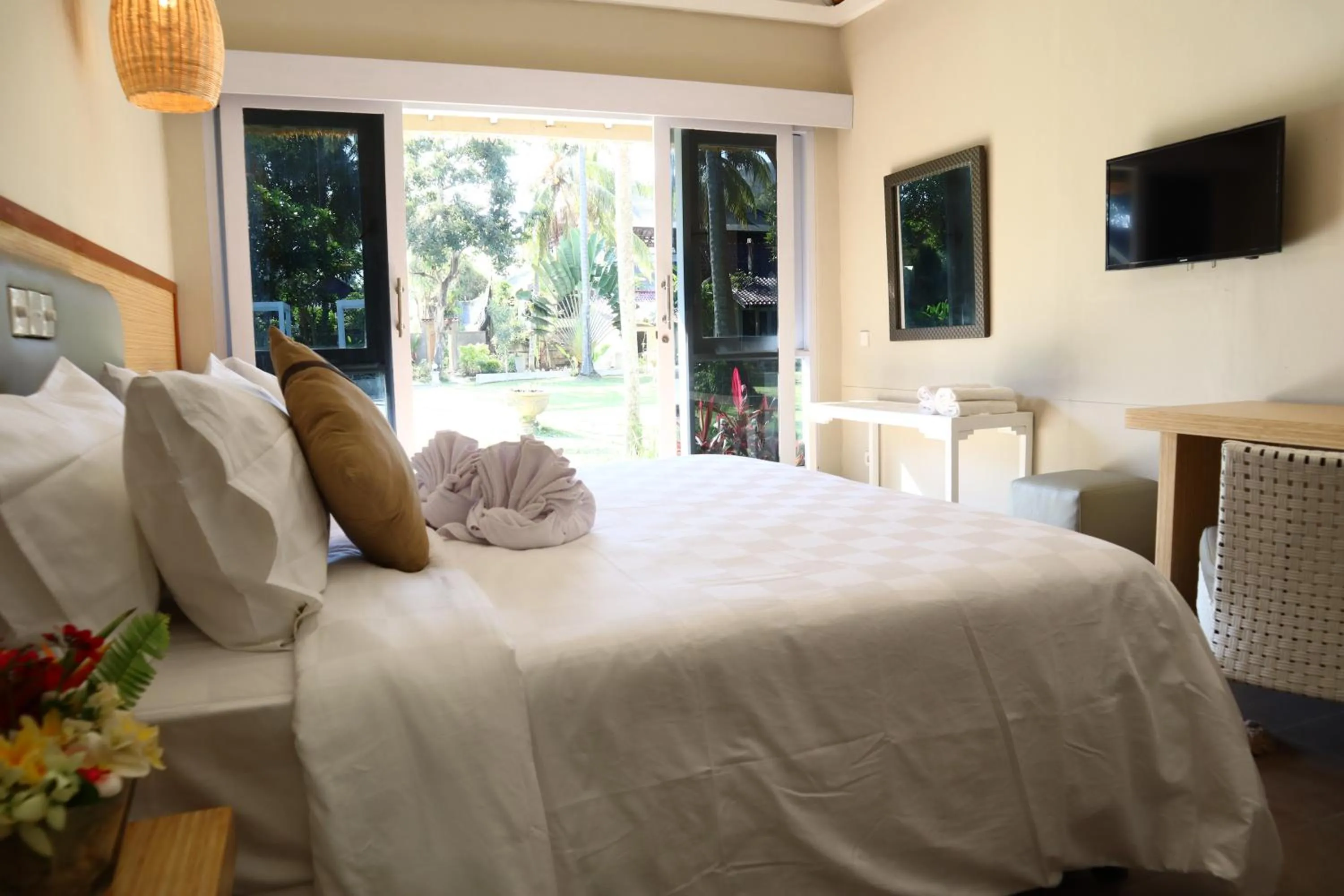 Bed in The Forty Eight Resort Candidasa