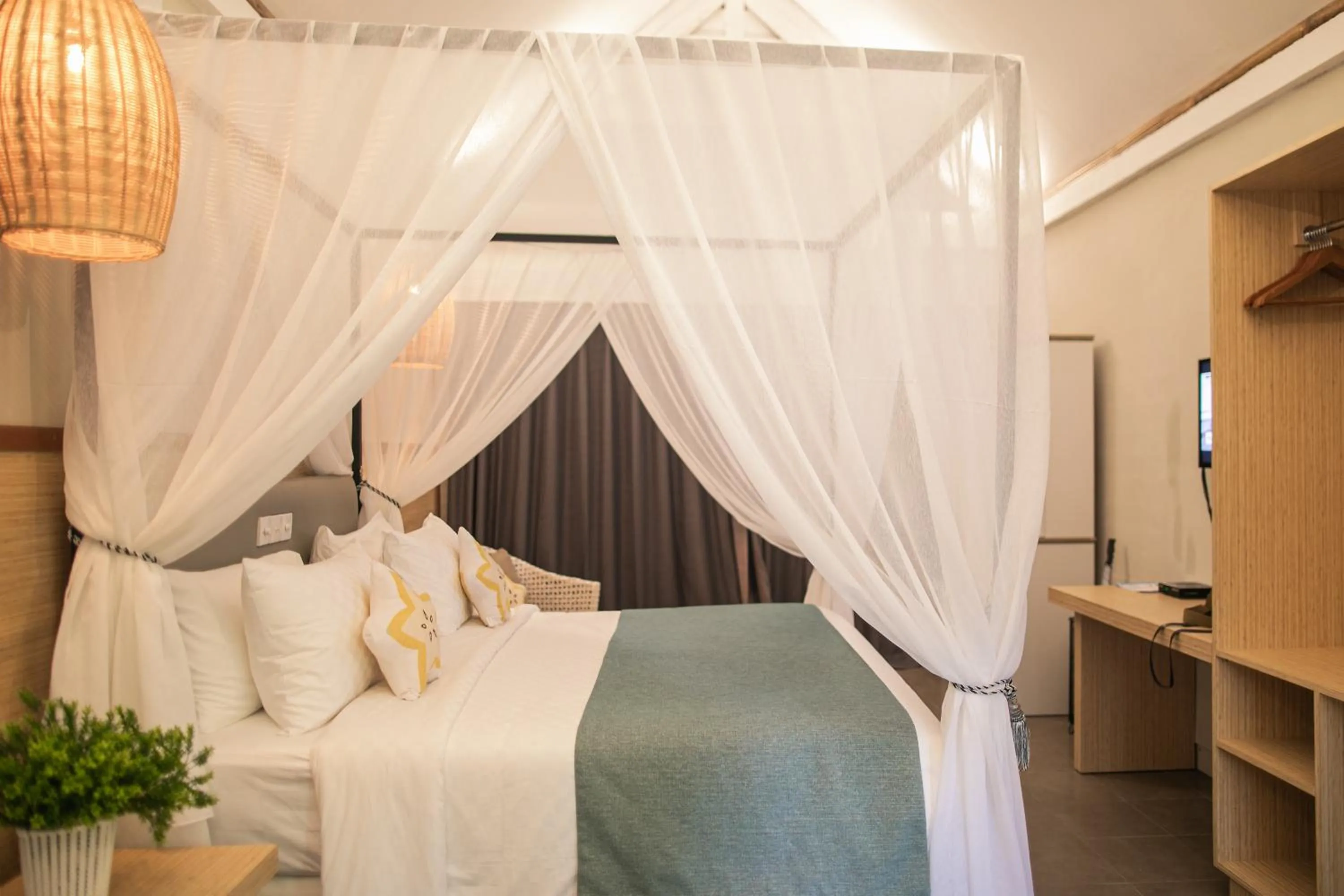 Bed in The Forty Eight Resort Candidasa