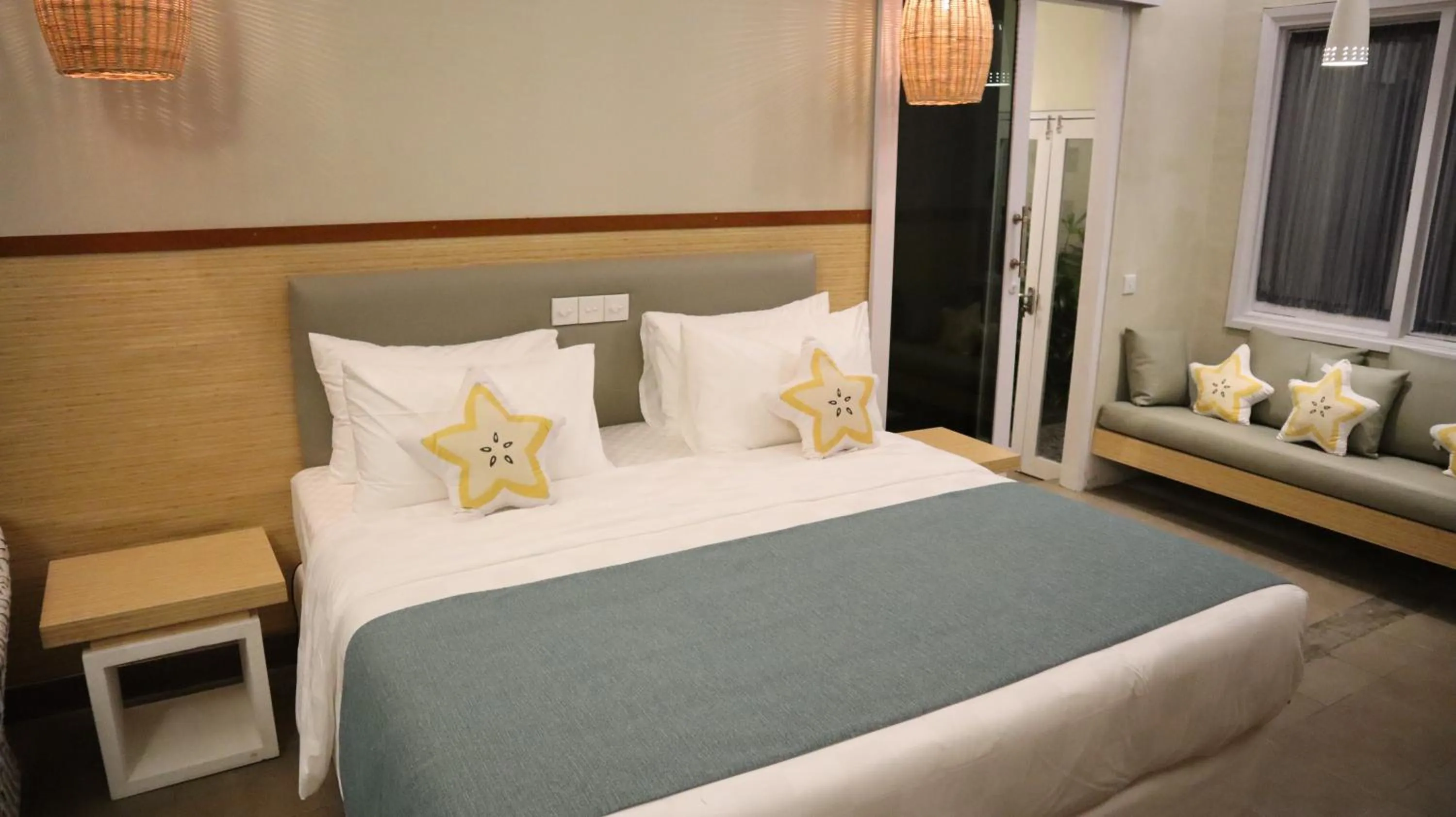 Bed in The Forty Eight Resort Candidasa