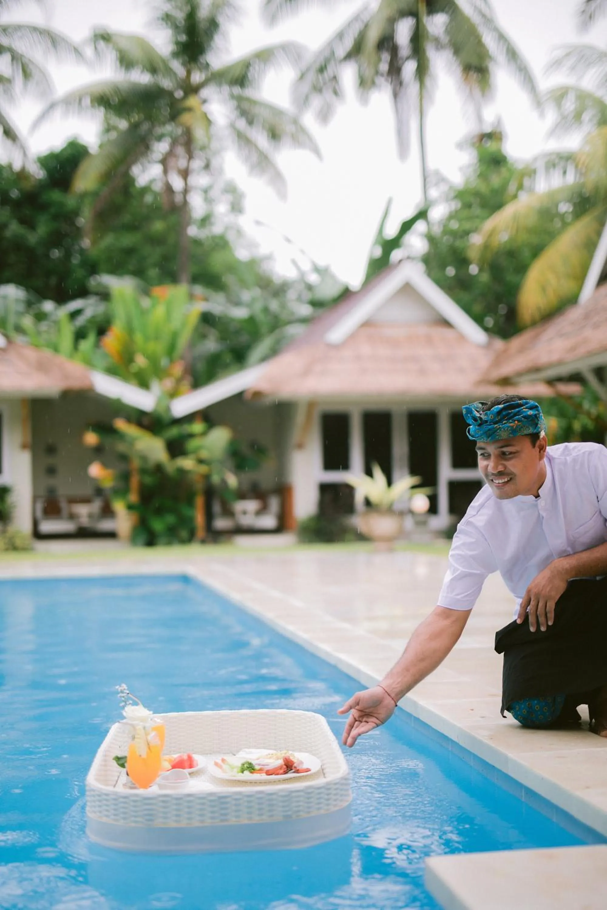 Swimming pool in The Forty Eight Resort Candidasa
