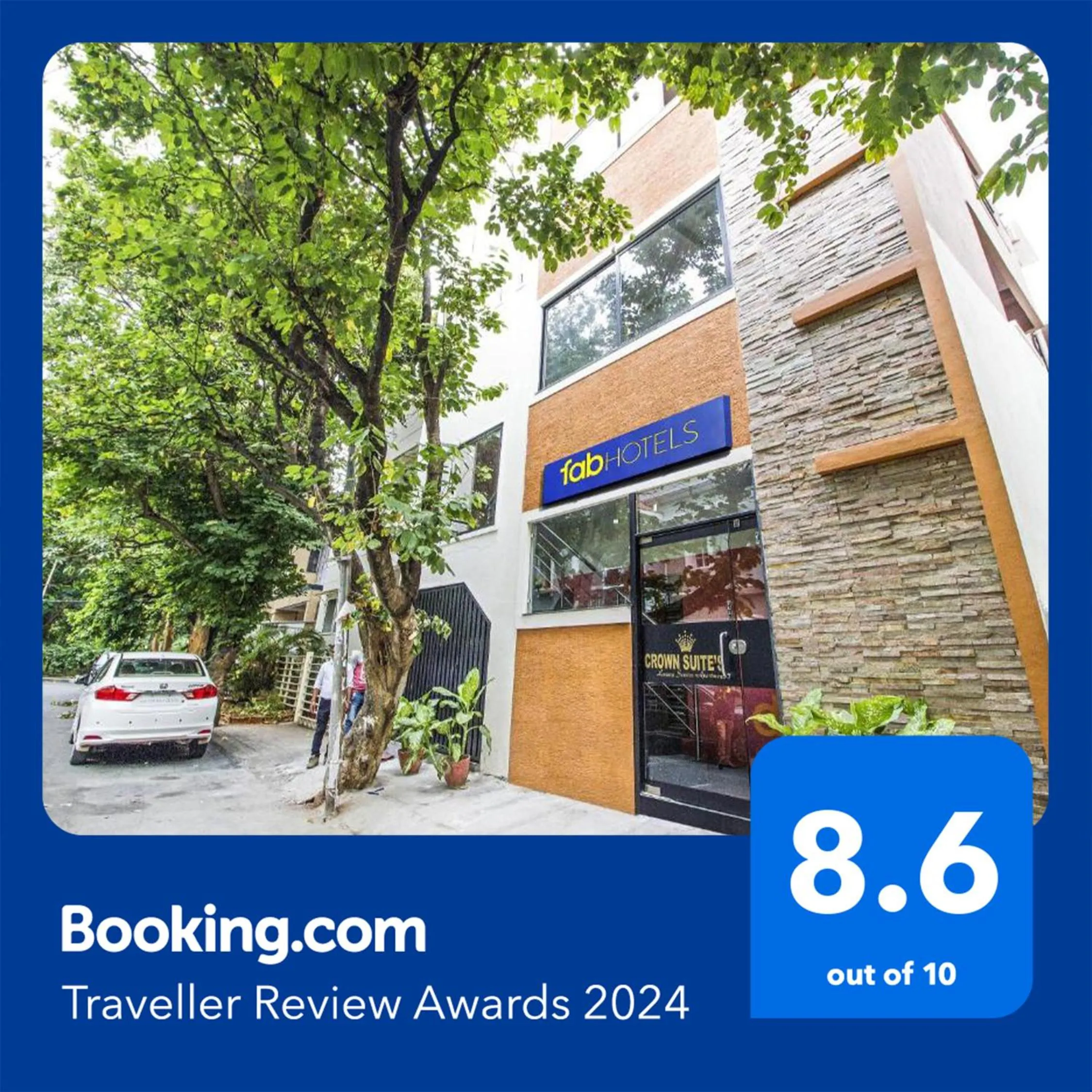 Property building in FabHotel Crown Suites - Nr Sony Signals