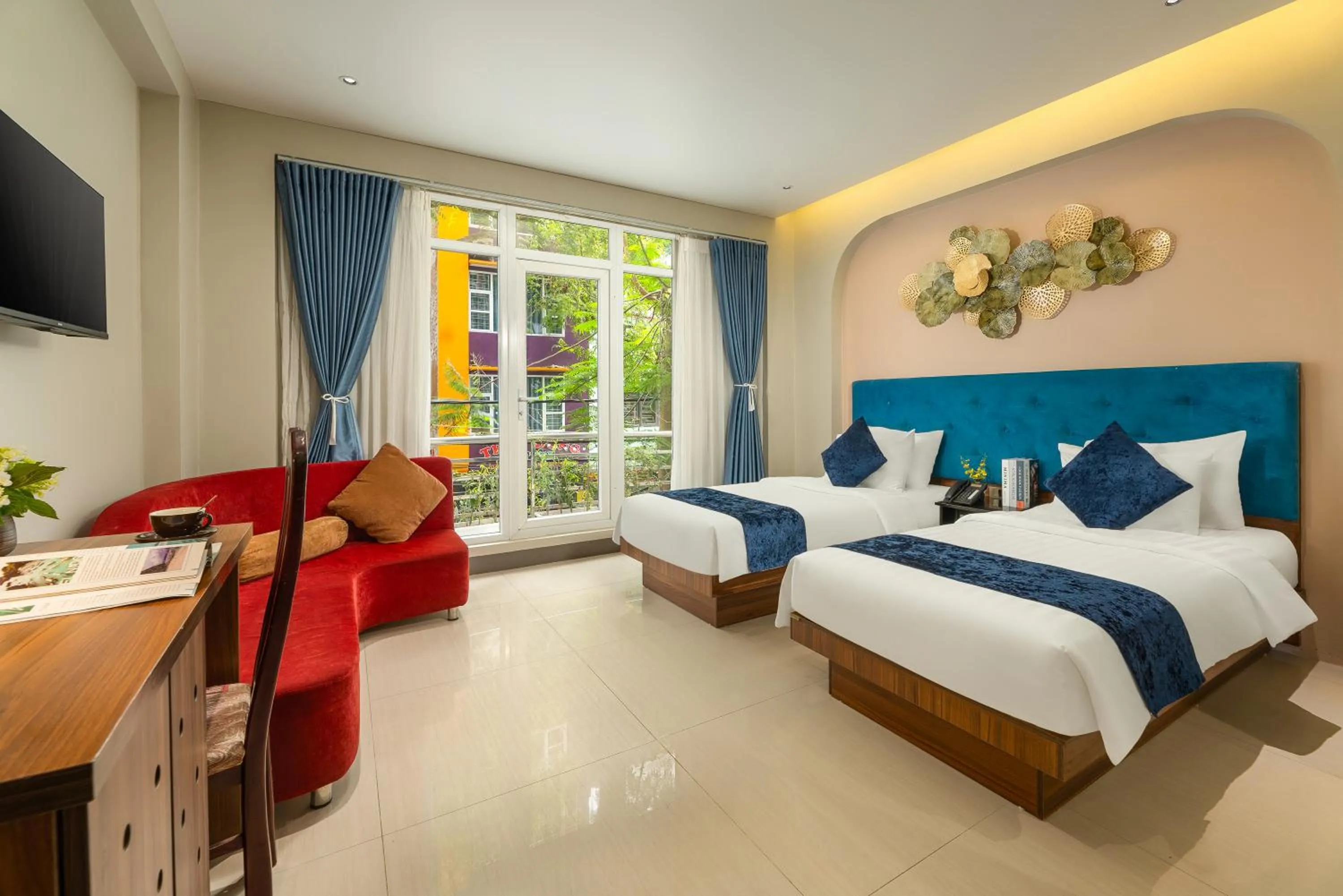 Property building, Bed in The Oversleep Catba Hostel & Pool Bar