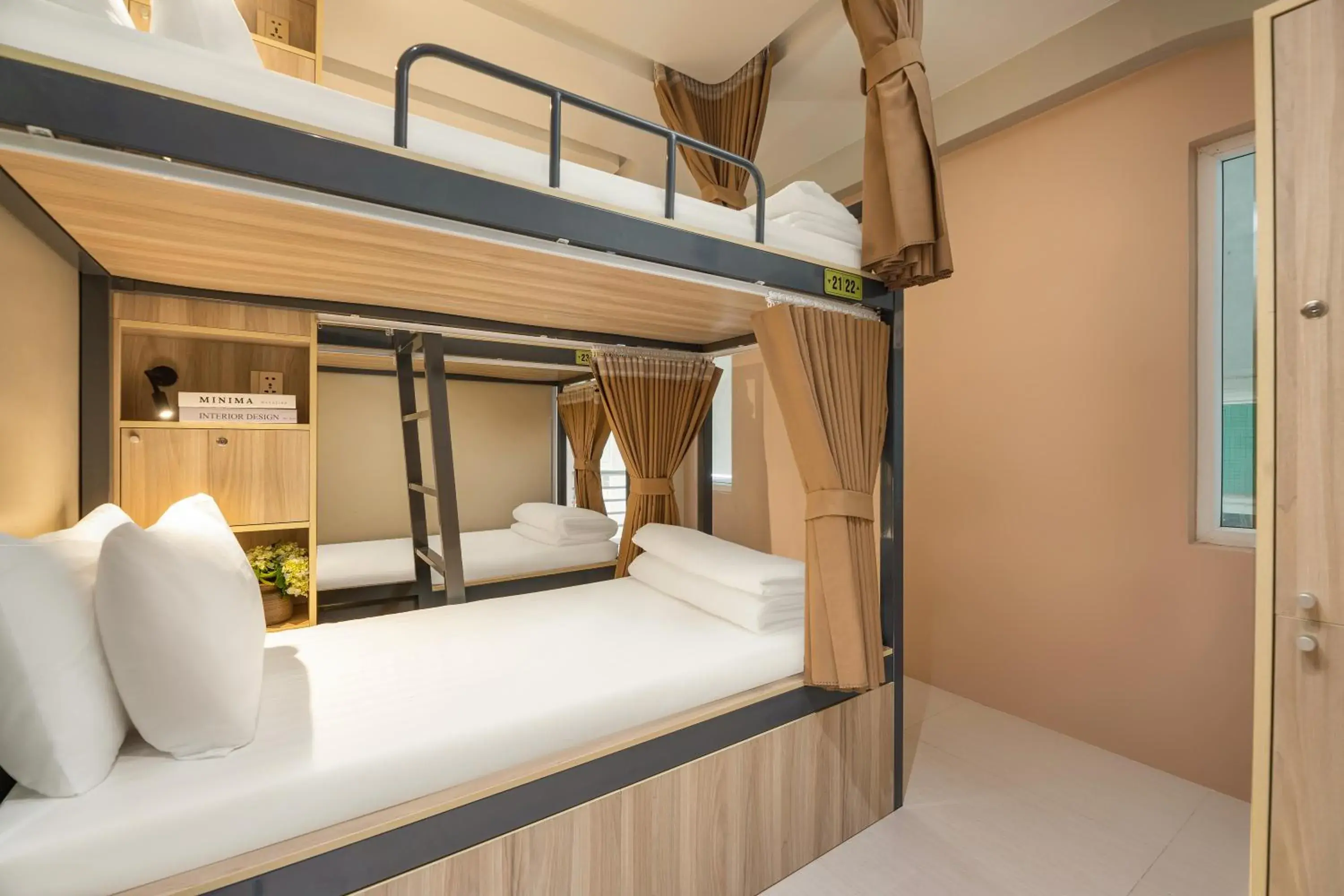 Bed in 4-Bed Female Dormitory Room in The Oversleep Catba Hostel & Pool Bar Bed in 4-Bed Female Dormitory Room in The Oversleep Catba Hostel & Pool Bar