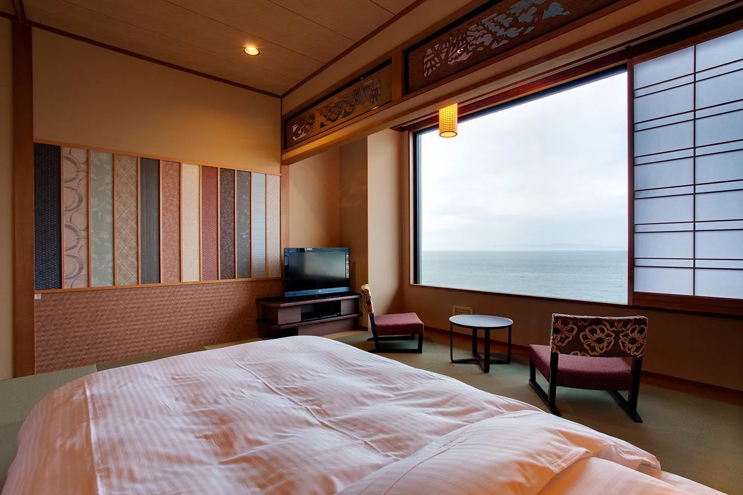 View (from property/room), Bed in Hanagoyomi