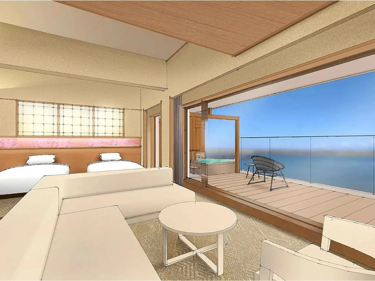 Bed in Awaji Yumesenkei