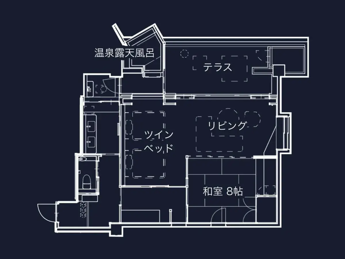 Ocean Villa B with open-air bath - Non-Smoking (2nd Floor) in Awaji Yumesenkei Ocean Villa B with open-air bath - Non-Smoking (2nd Floor) in Awaji Yumesenkei