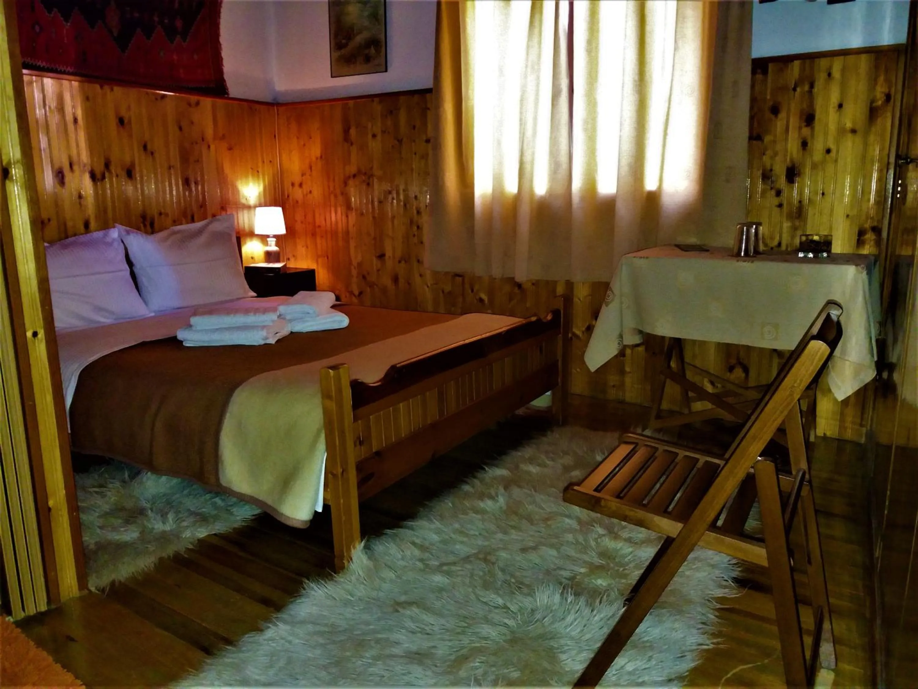 Bed in Hotel Acropolis Metsovo