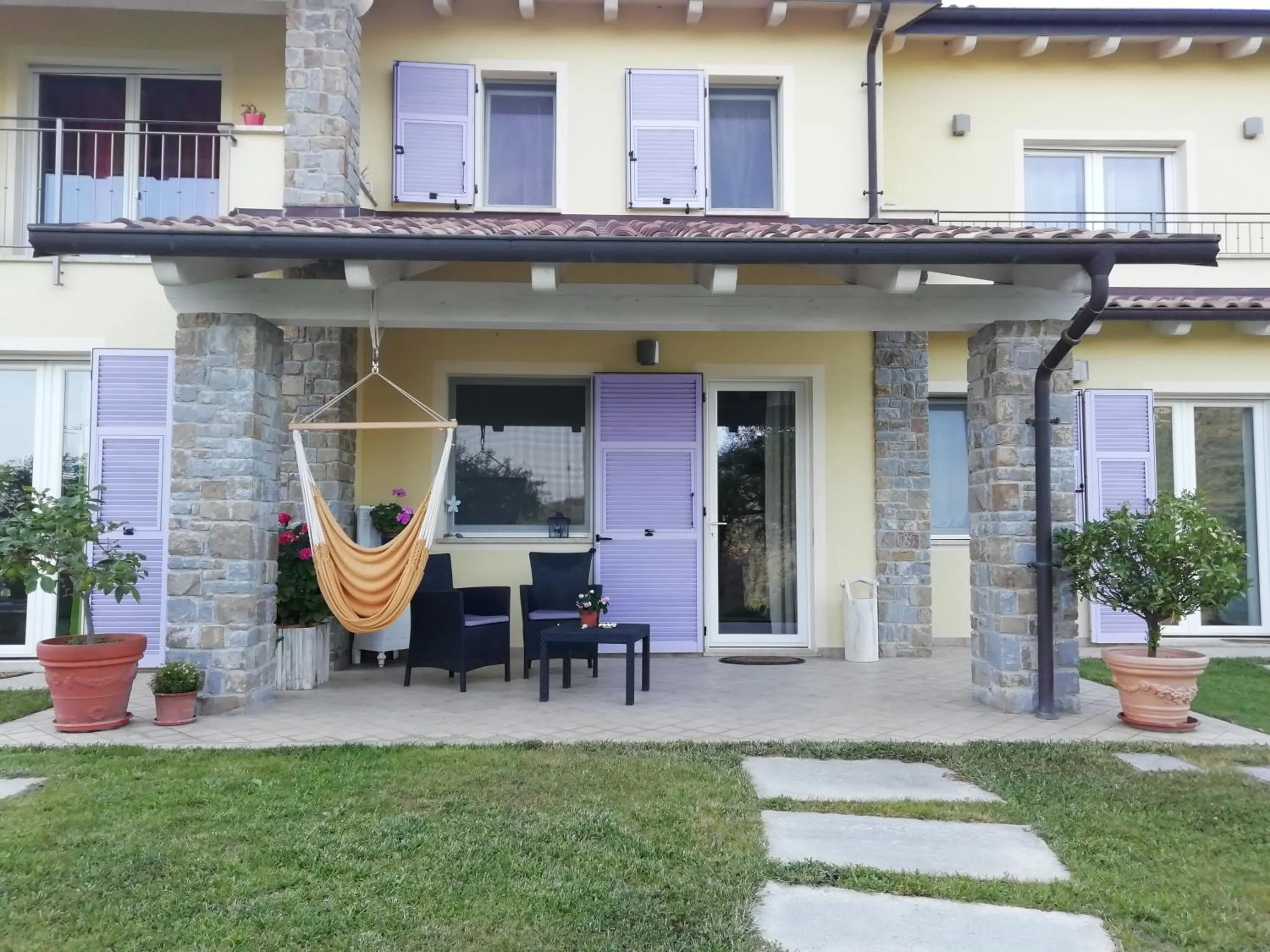 Garden view in La cicala stonata