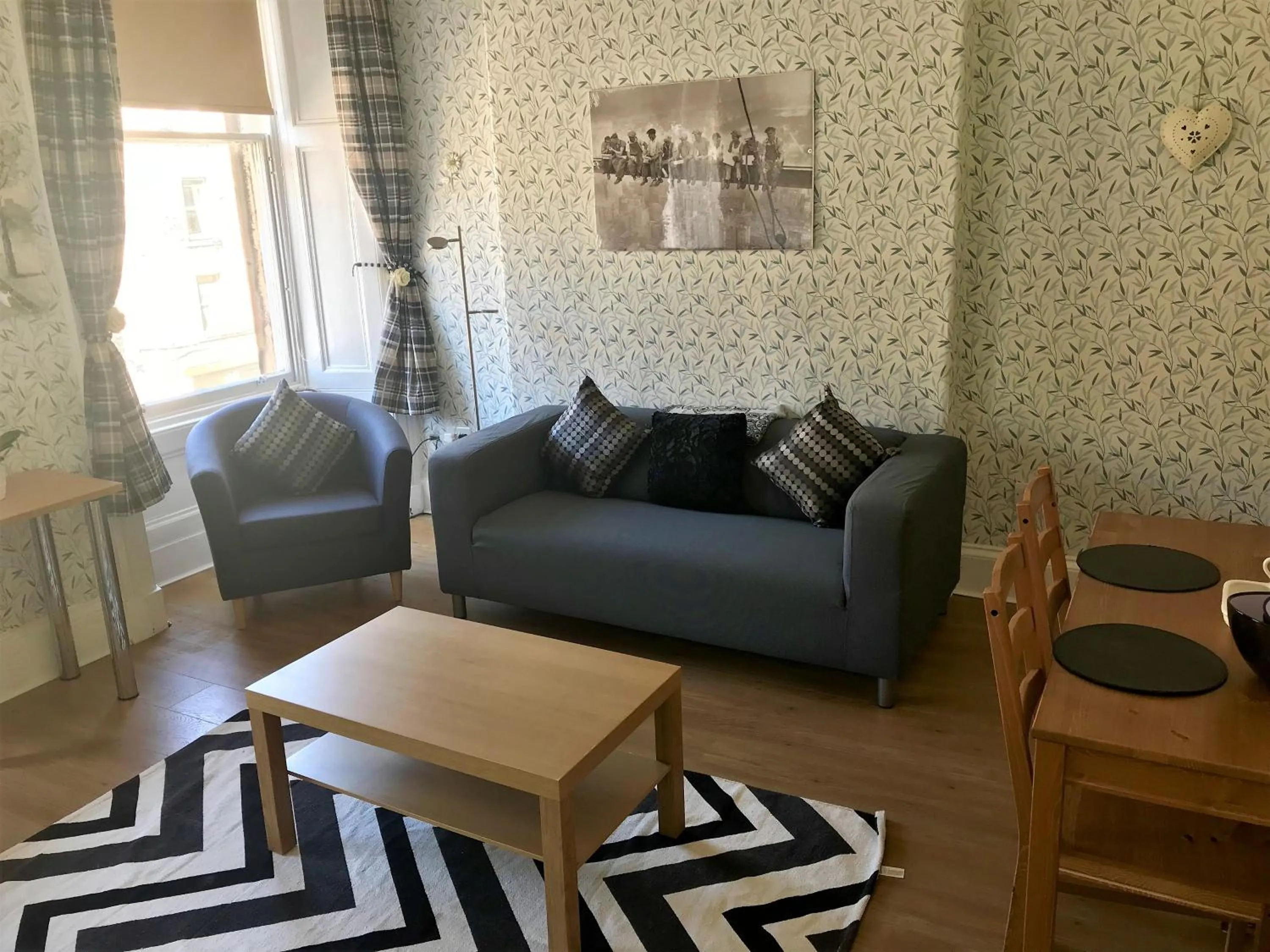 Living room in 233 Leith Apartment