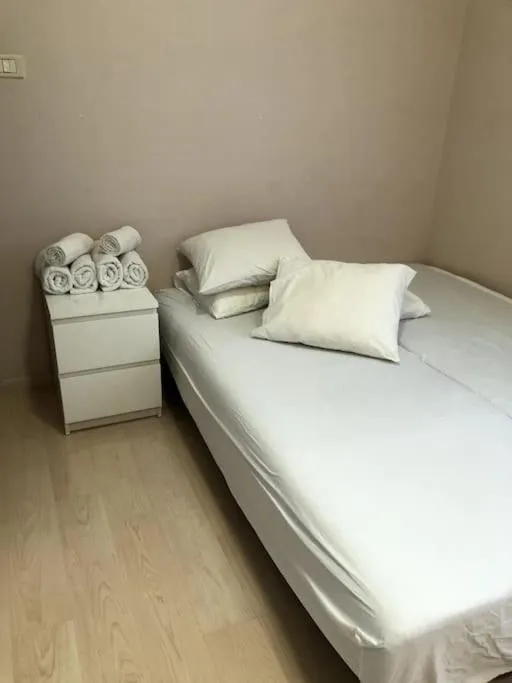 Bed in Nitza Seaview Apartments