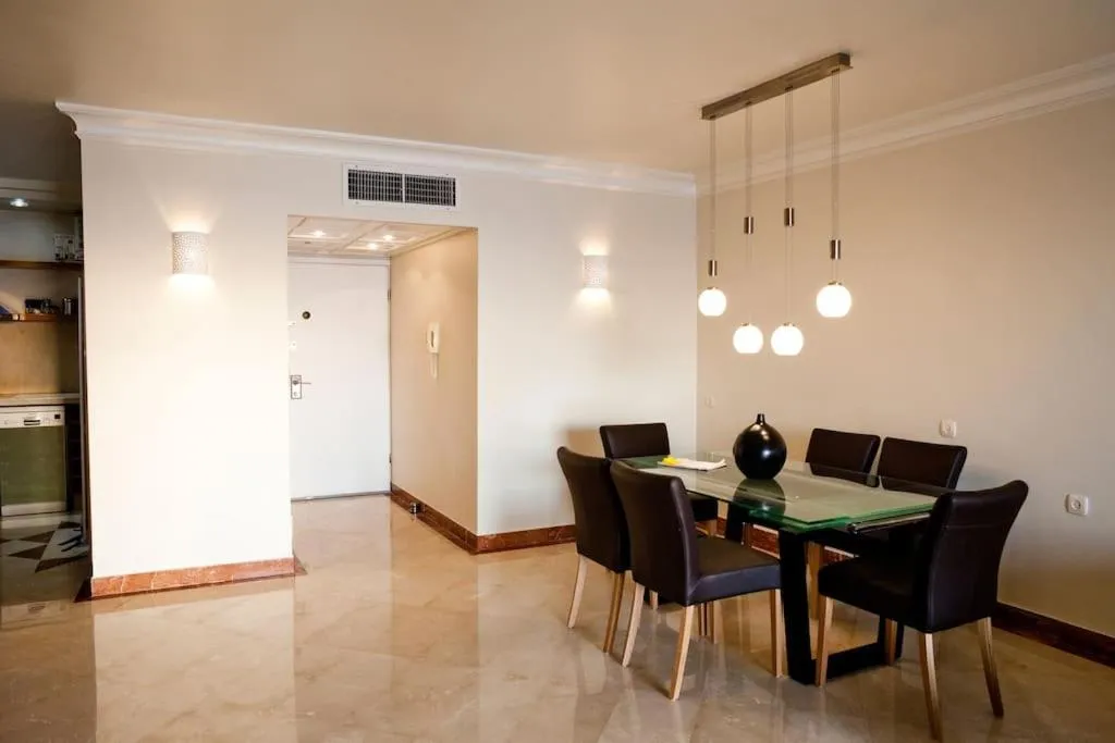 Living room in Nitza Seaview Apartments