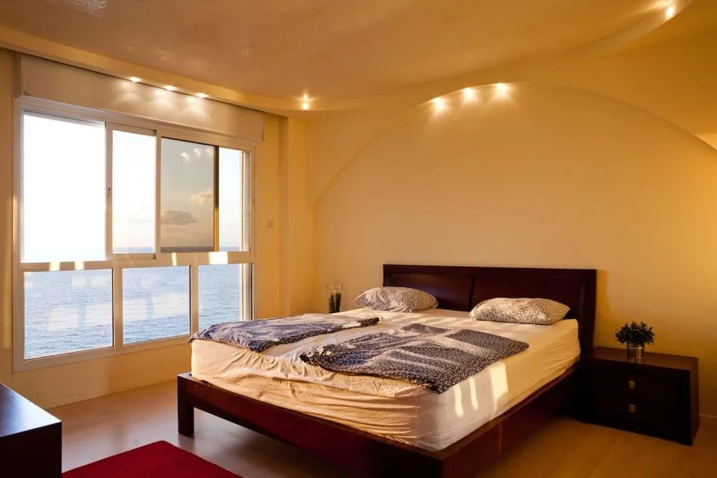 Bed in Nitza Seaview Apartments