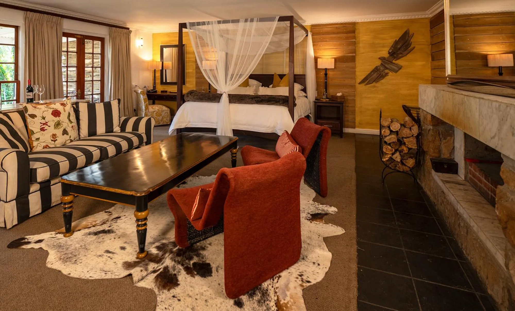 Seating area in Silvermist Wine Estate