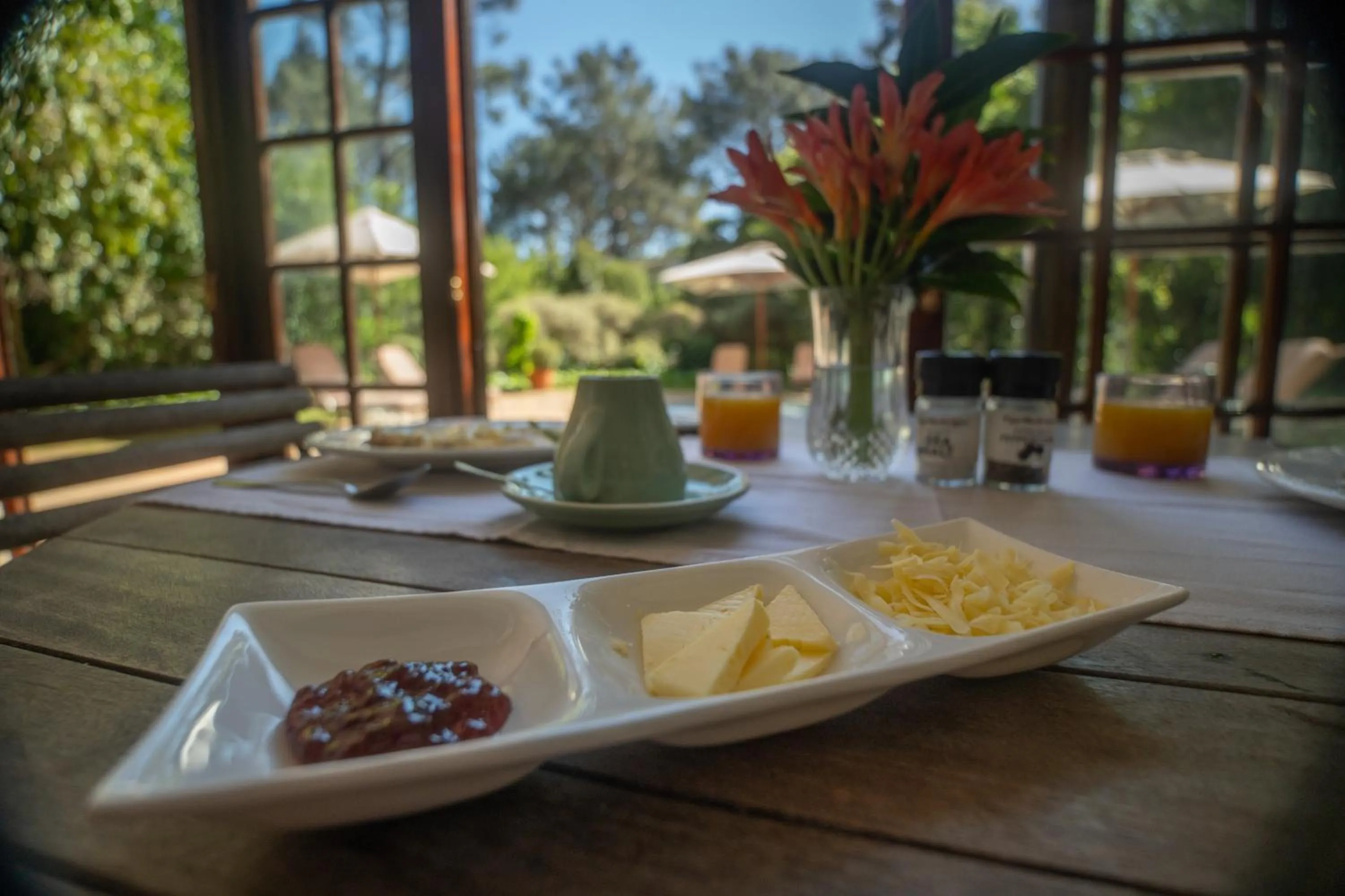 Continental breakfast in Silvermist Wine Estate