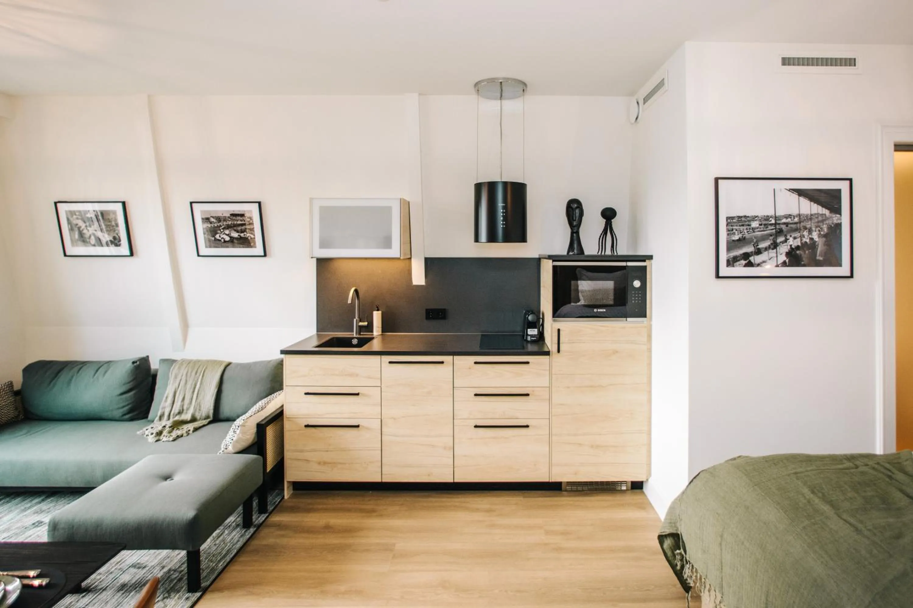 Kitchen or kitchenette in Boutique hotel Margretha