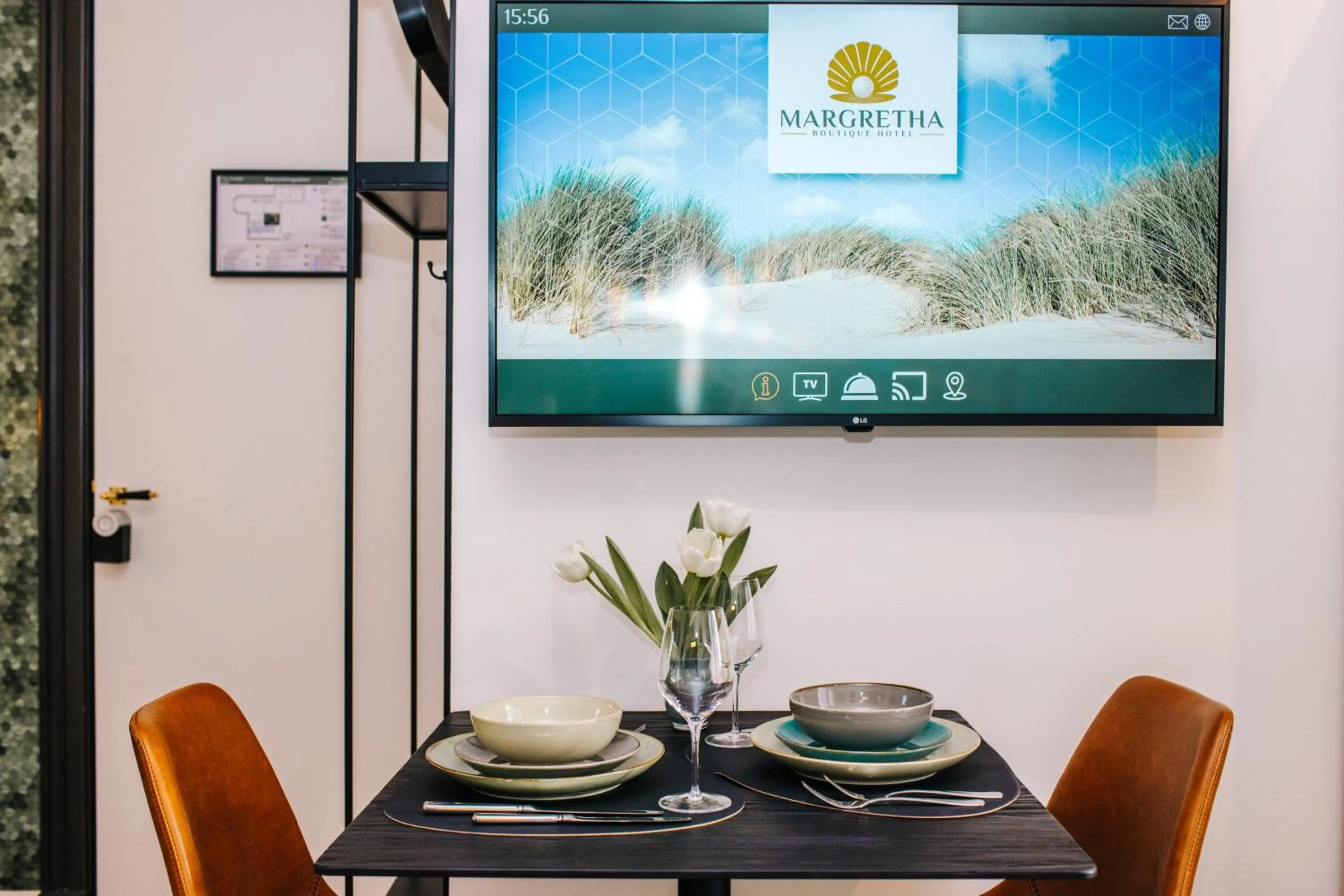 TV and multimedia in Boutique hotel Margretha