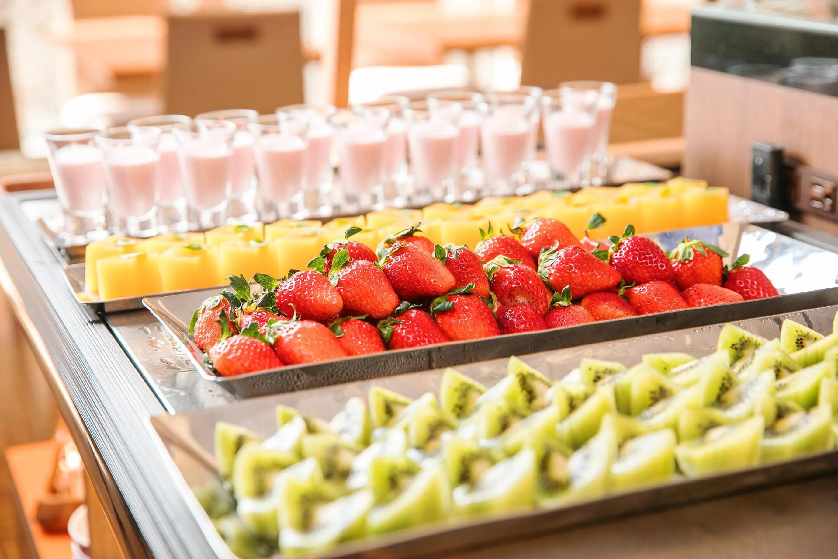 Buffet breakfast in Hotel Hokke Club Fukuoka