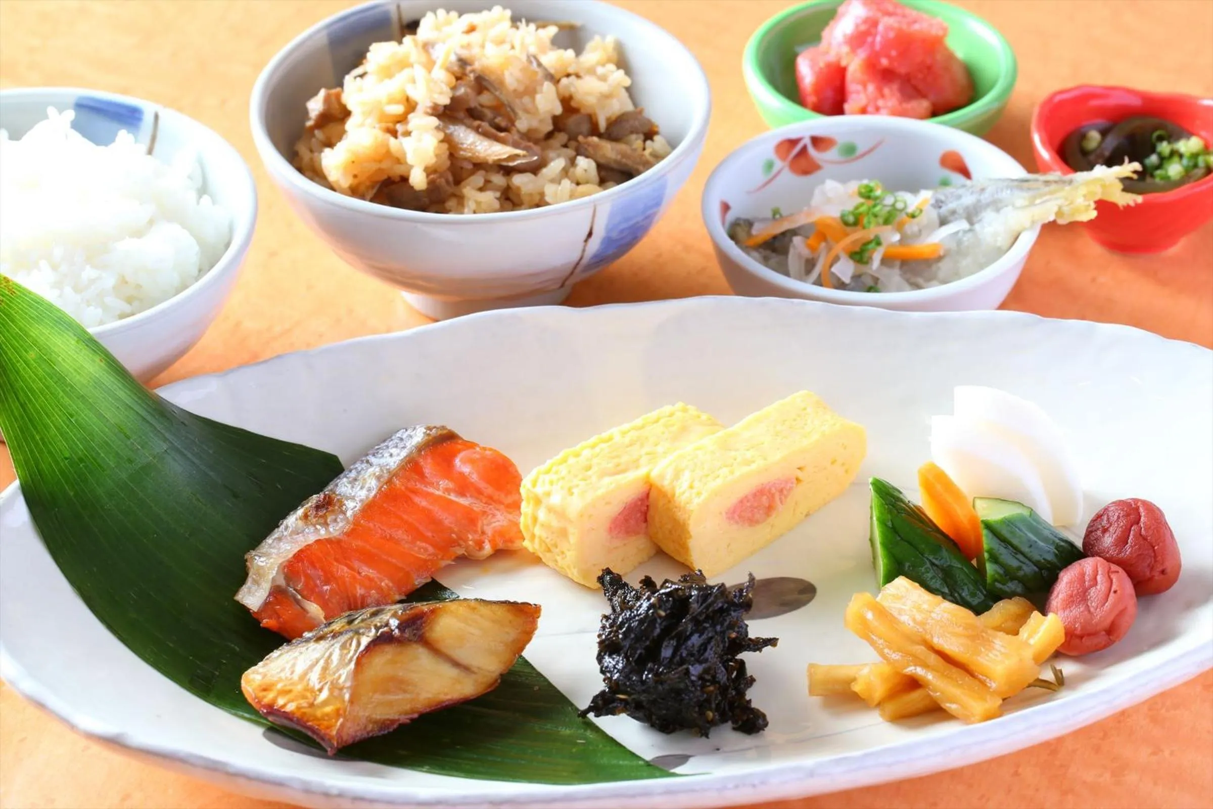 Buffet breakfast in Hotel Hokke Club Fukuoka