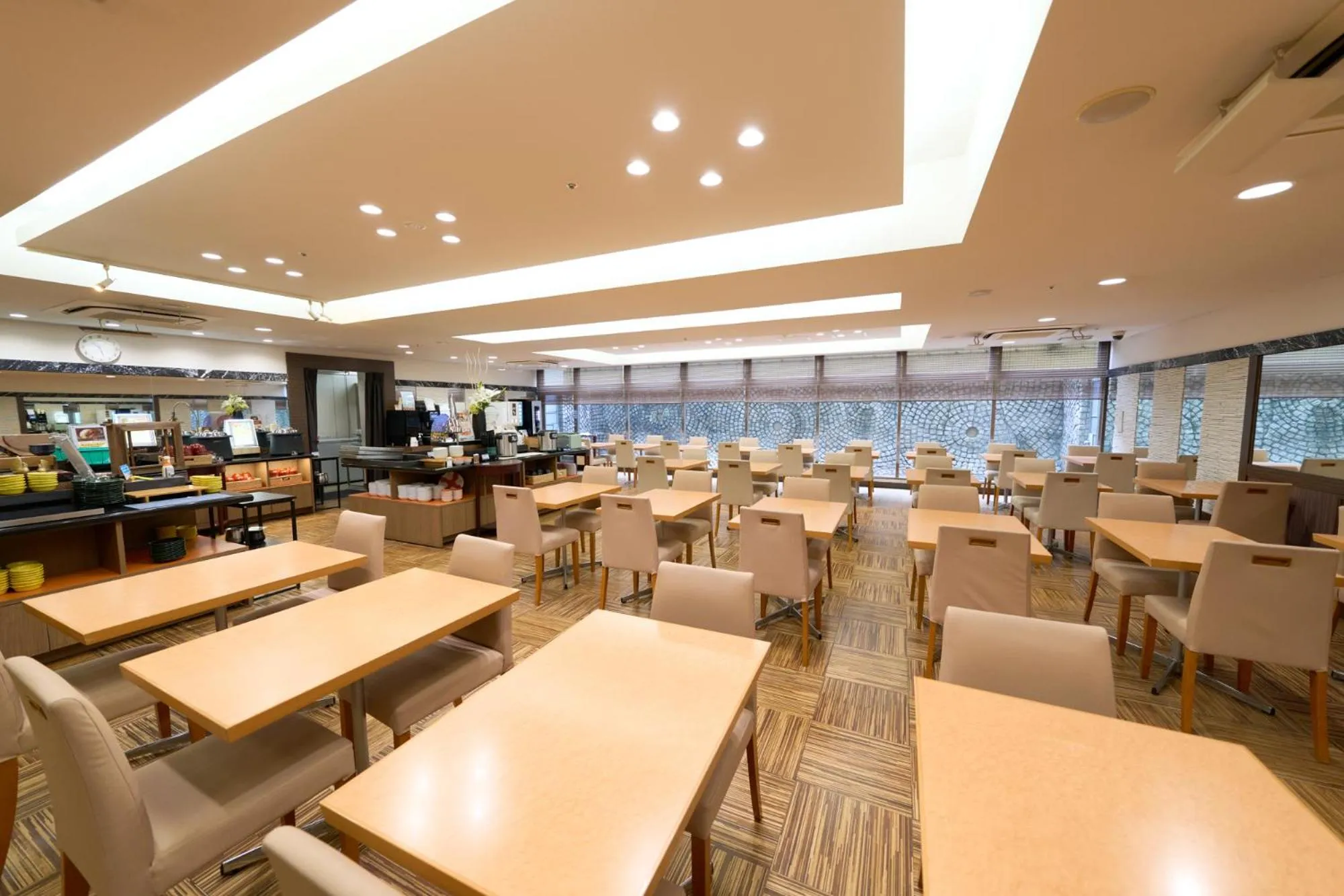 Buffet breakfast in Hotel Hokke Club Fukuoka