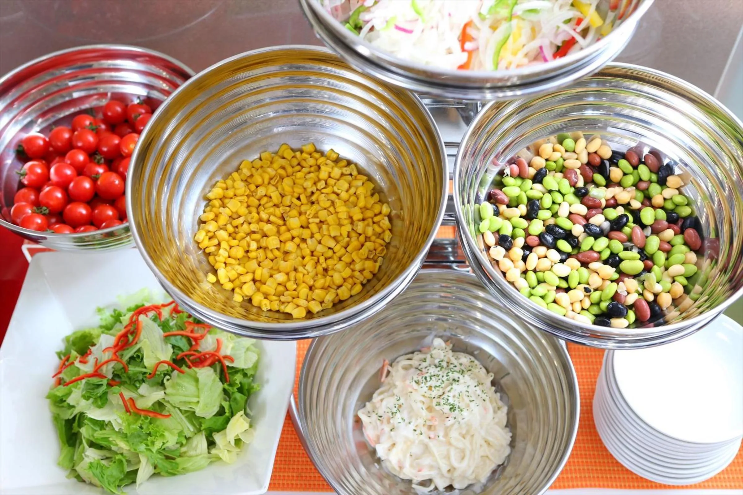 Buffet breakfast in Hotel Hokke Club Fukuoka