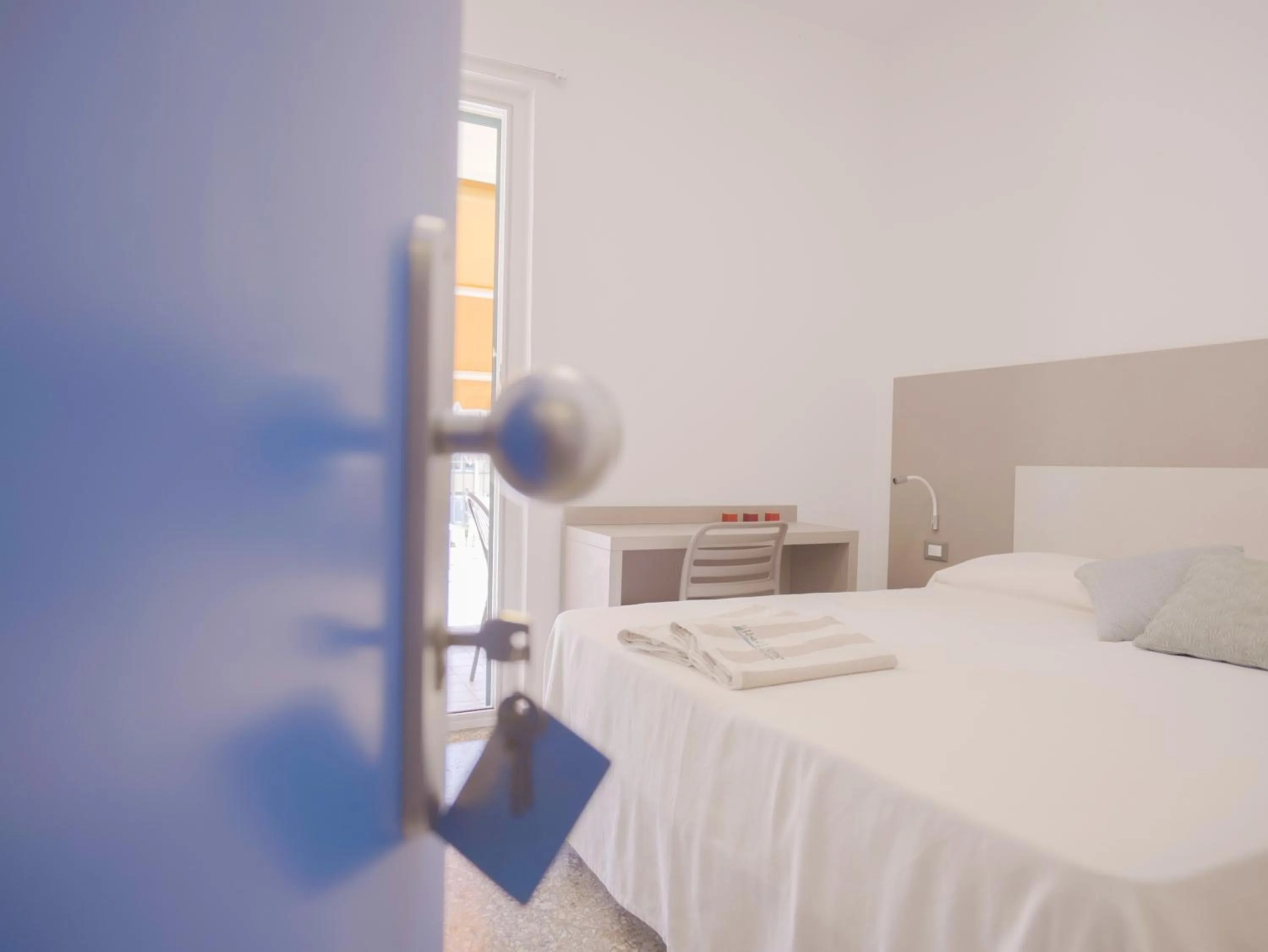 Bed in Hotel Liliana