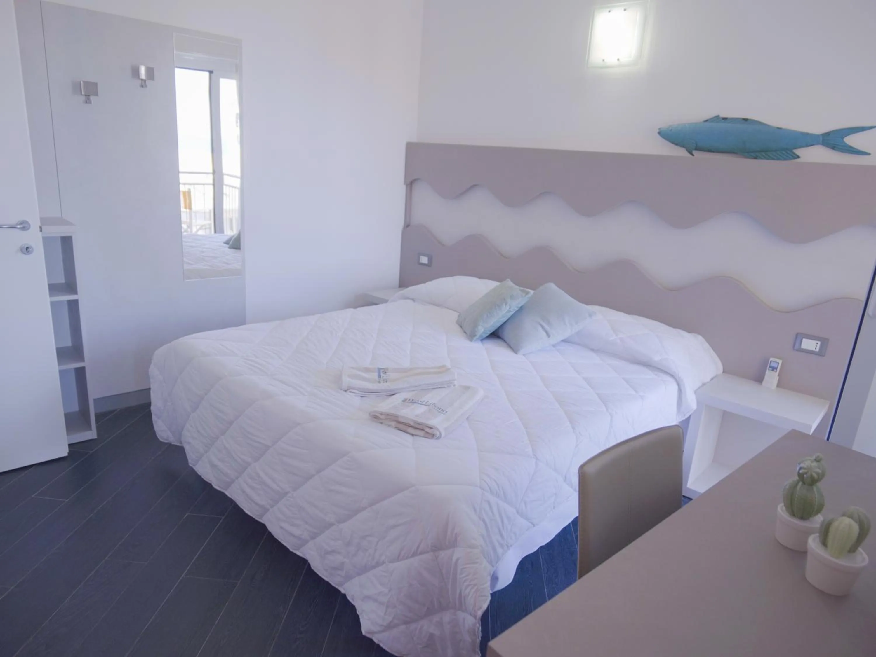 Bed in Hotel Liliana