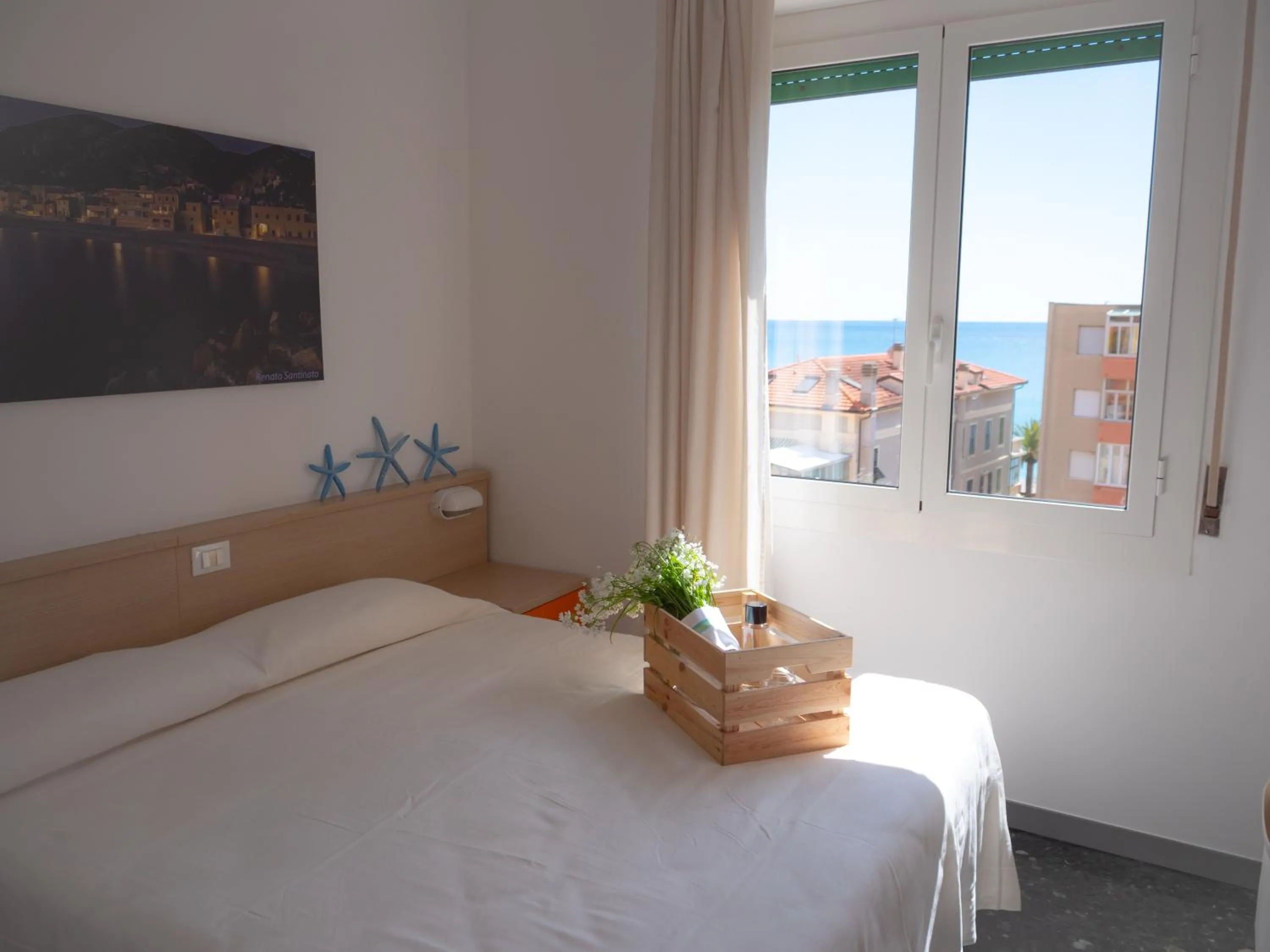 Bed in Hotel Liliana