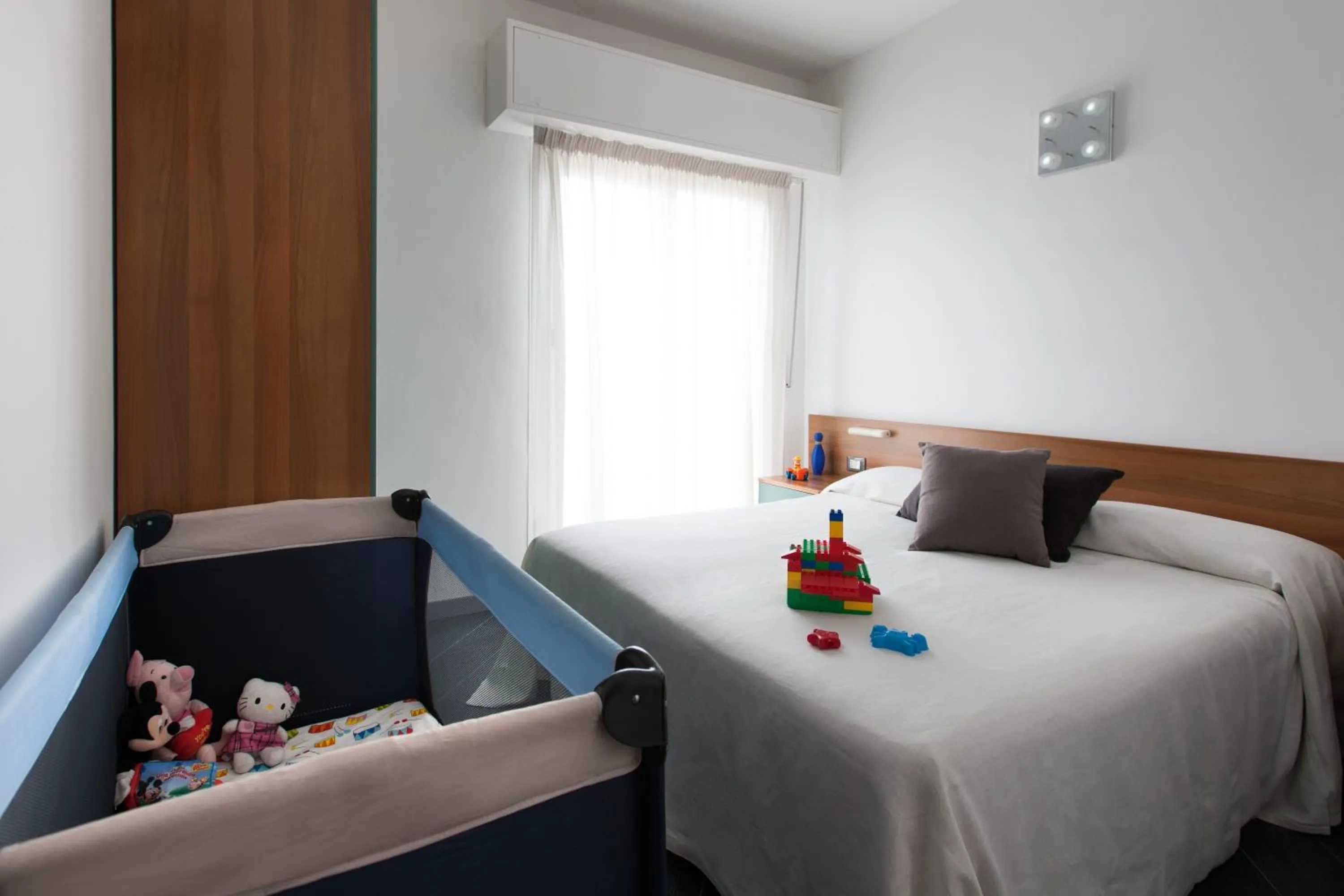 Bed in Hotel Liliana