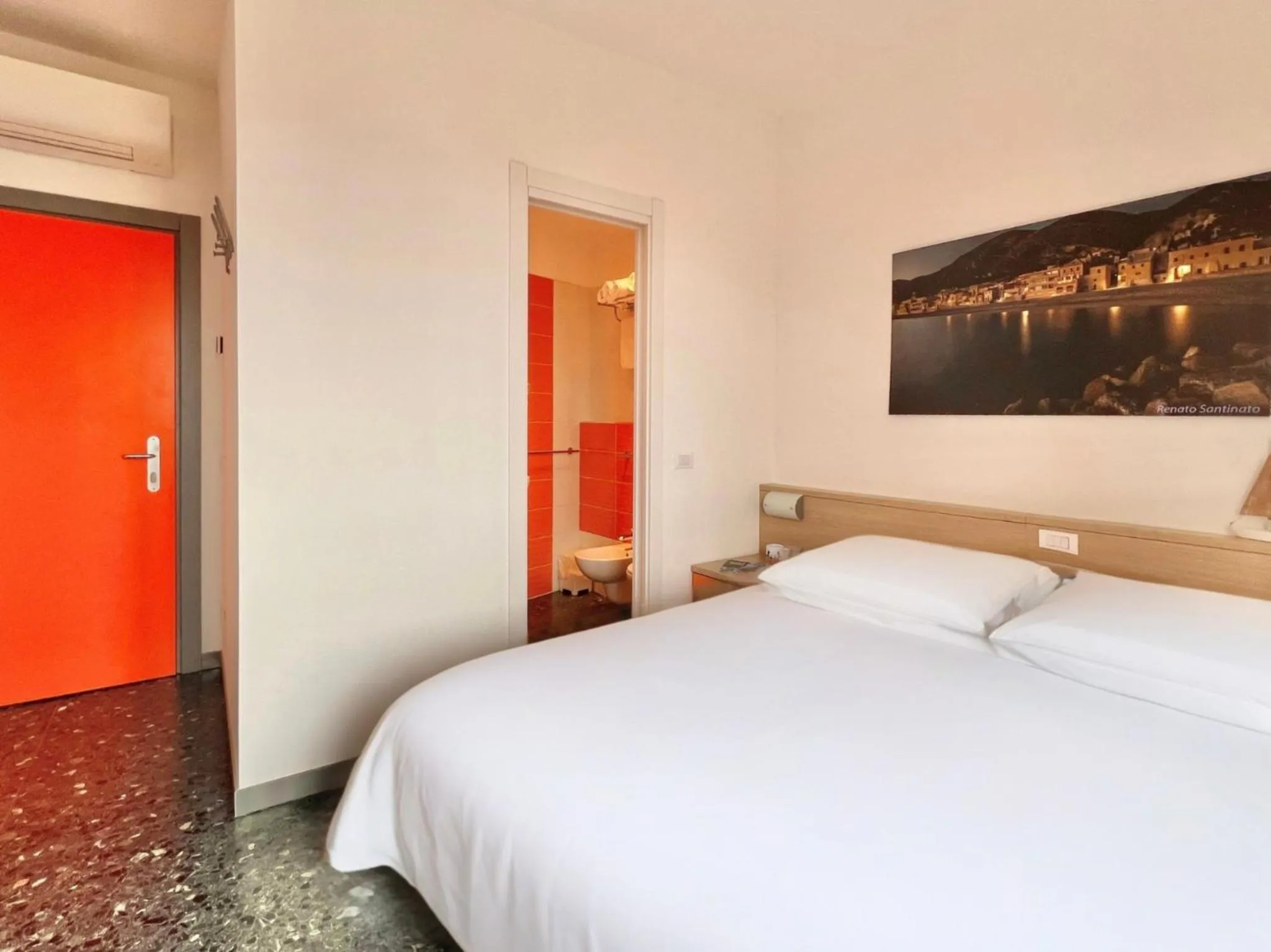 Bed in Hotel Liliana