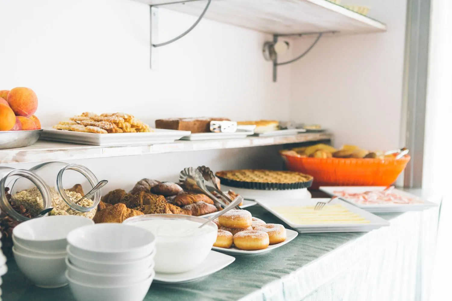 Continental breakfast in Hotel Liliana