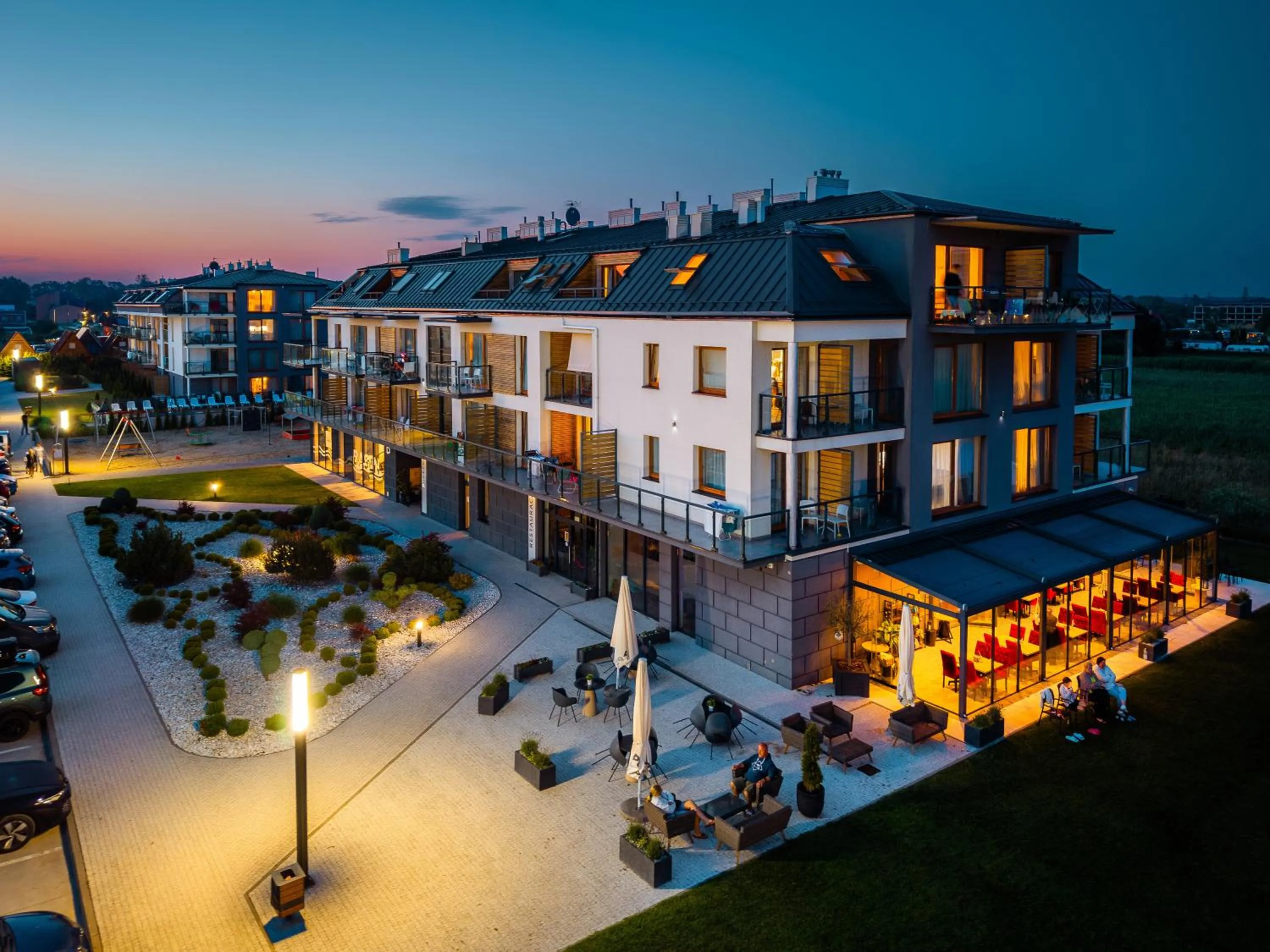 Property building in Blu Apartments