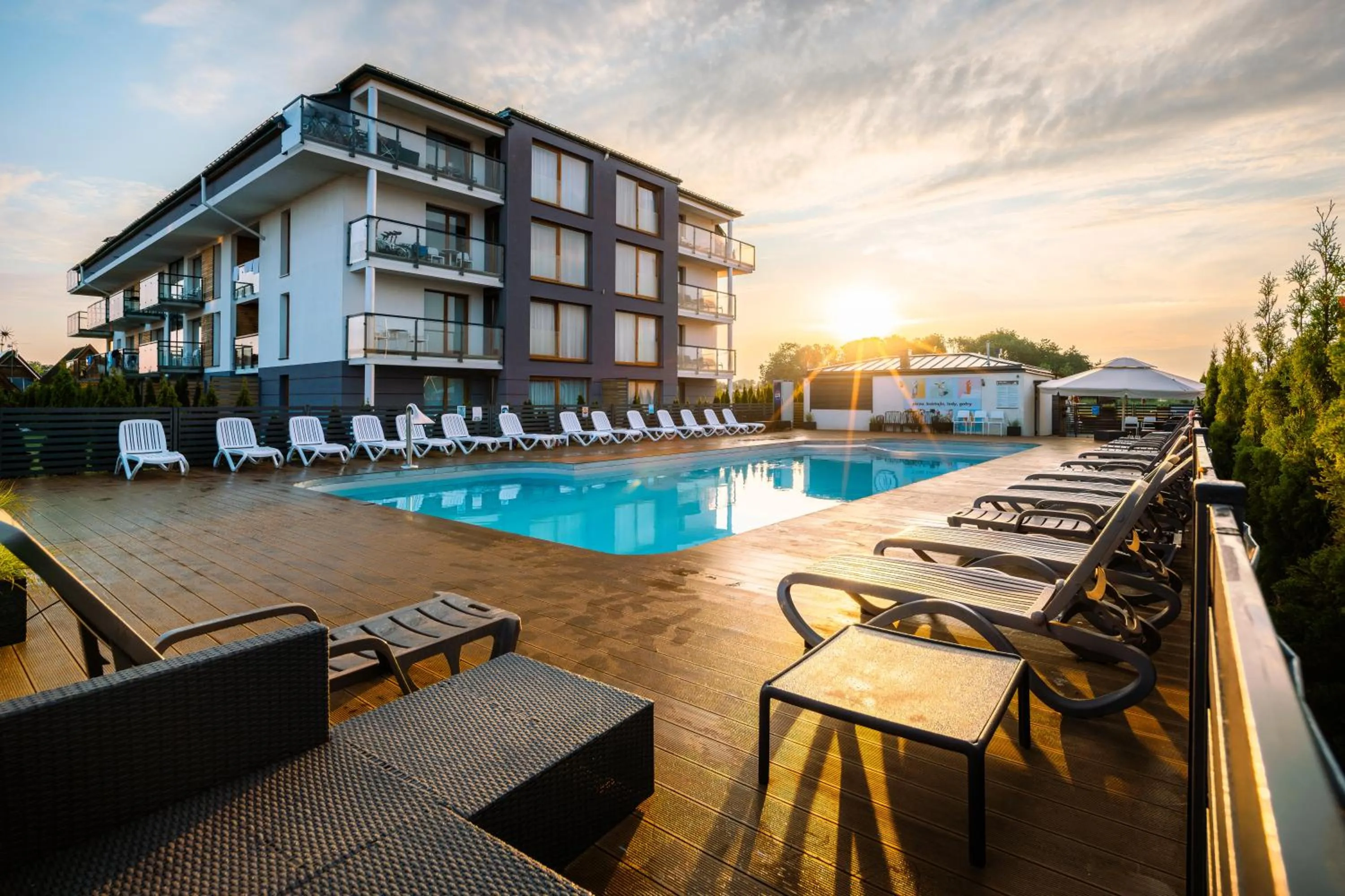 Swimming pool in Blu Apartments