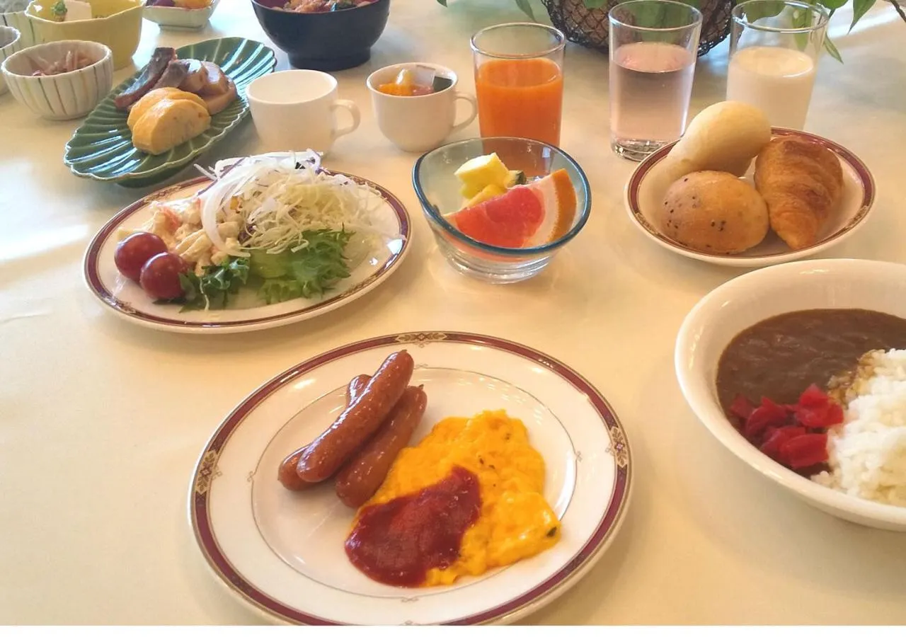 Buffet breakfast in Okura Hotel Takamatsu