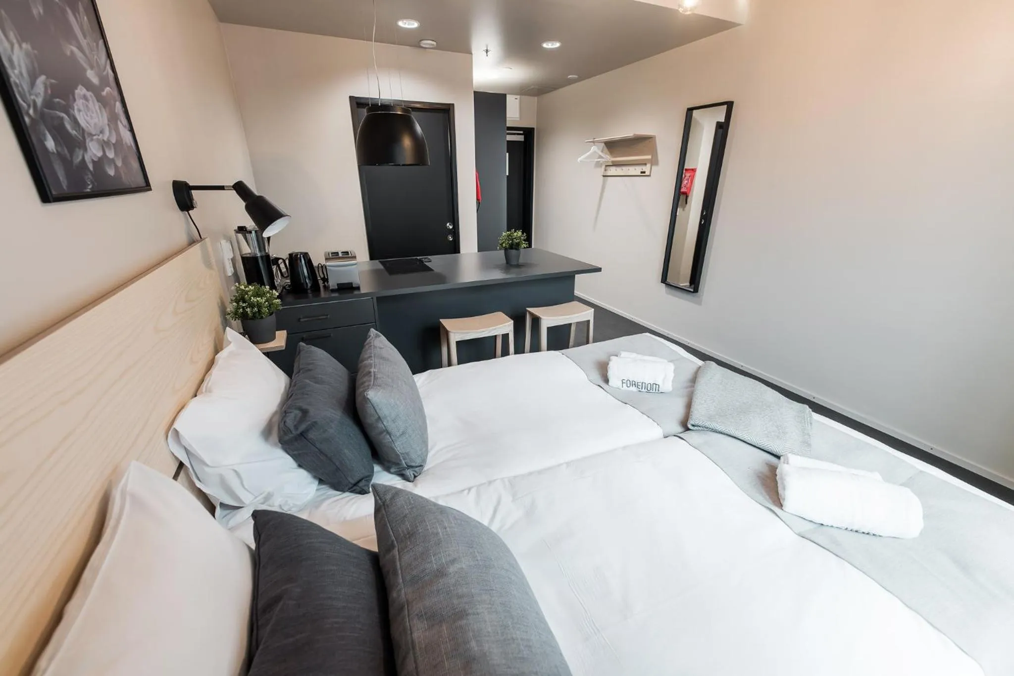 Bedroom, Bed in Forenom Aparthotel Vantaa Tikkurila