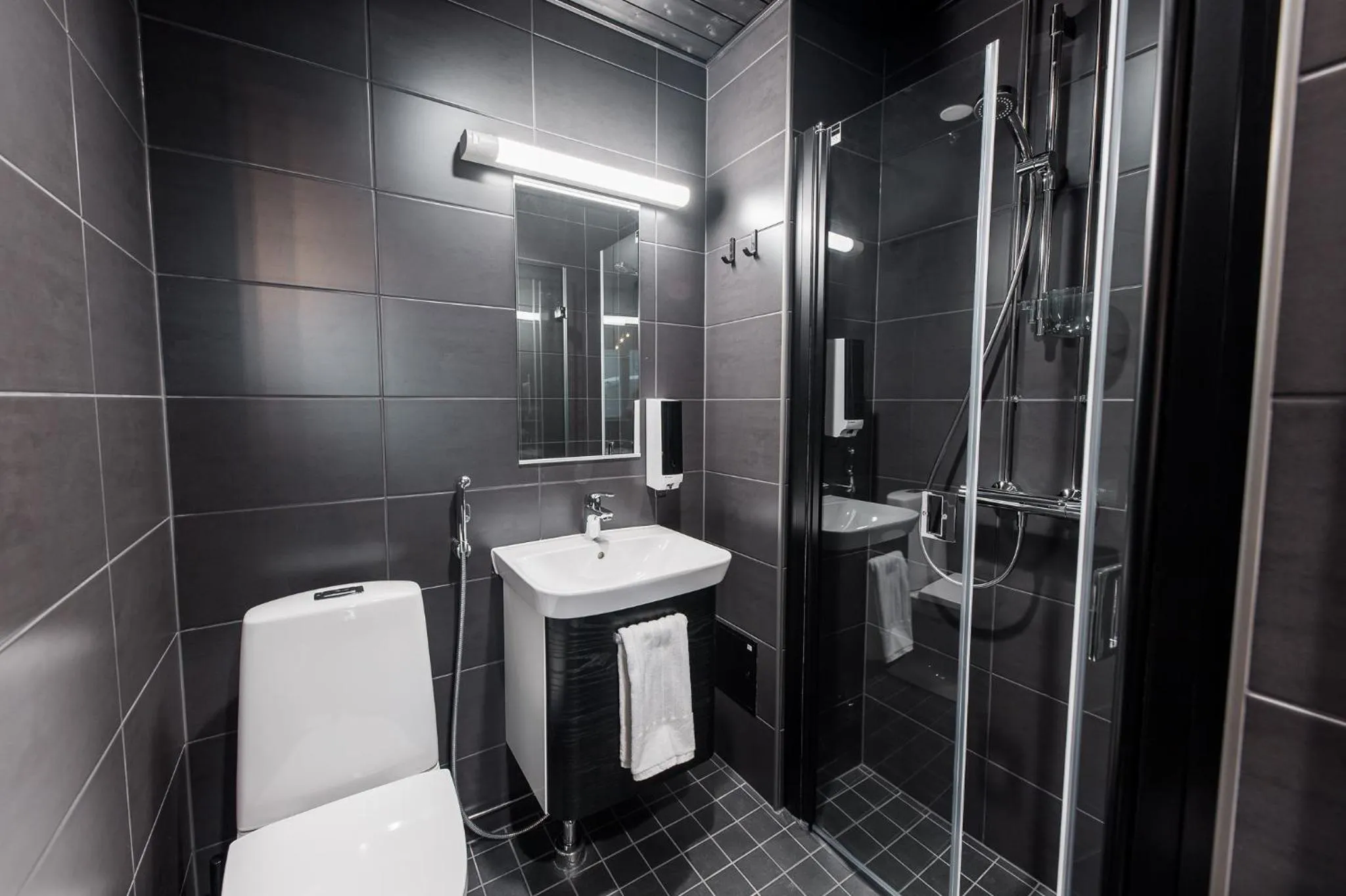 Bathroom in Forenom Aparthotel Vantaa Tikkurila