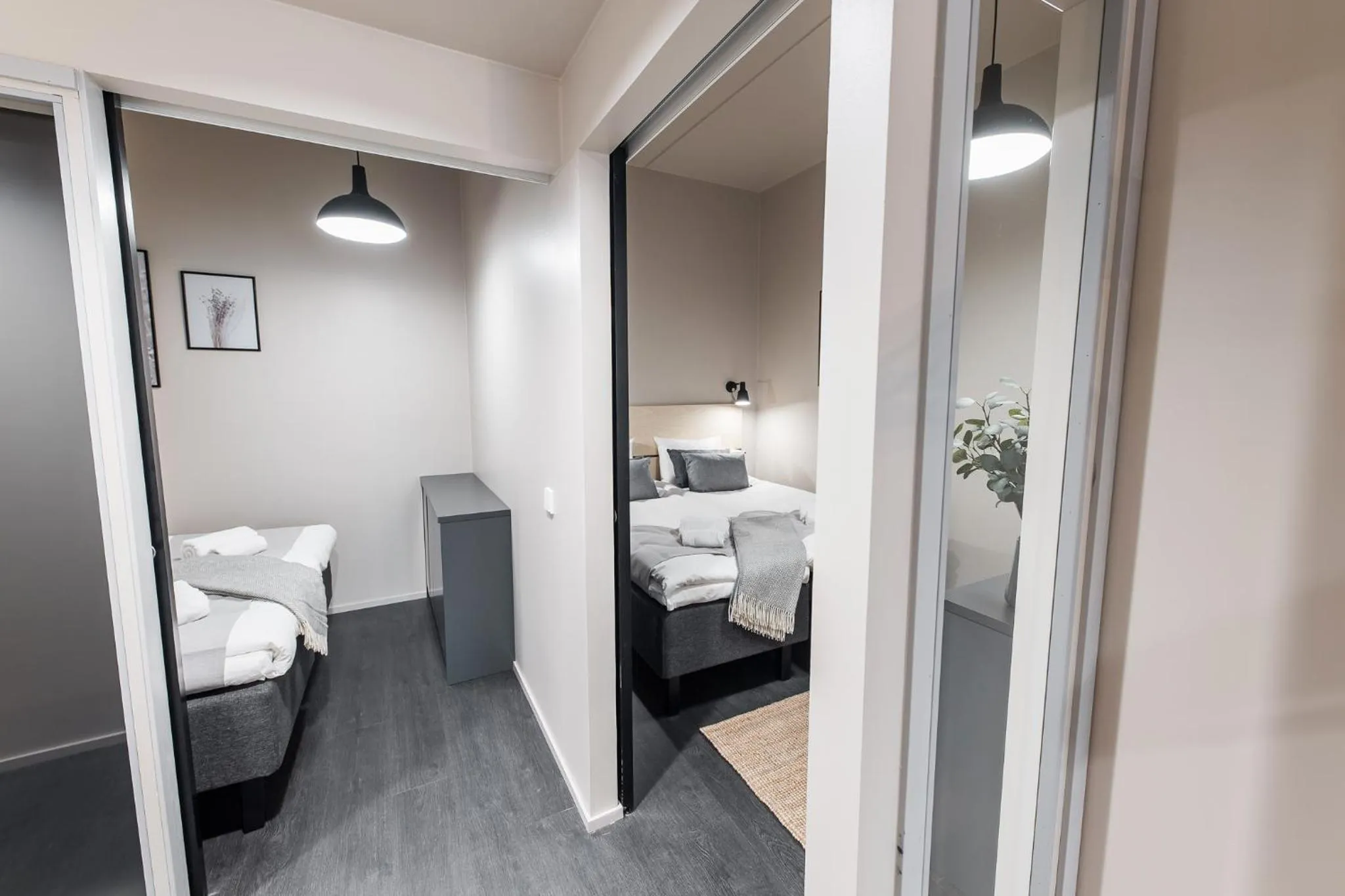 Bedroom, Bed in Forenom Aparthotel Vantaa Tikkurila