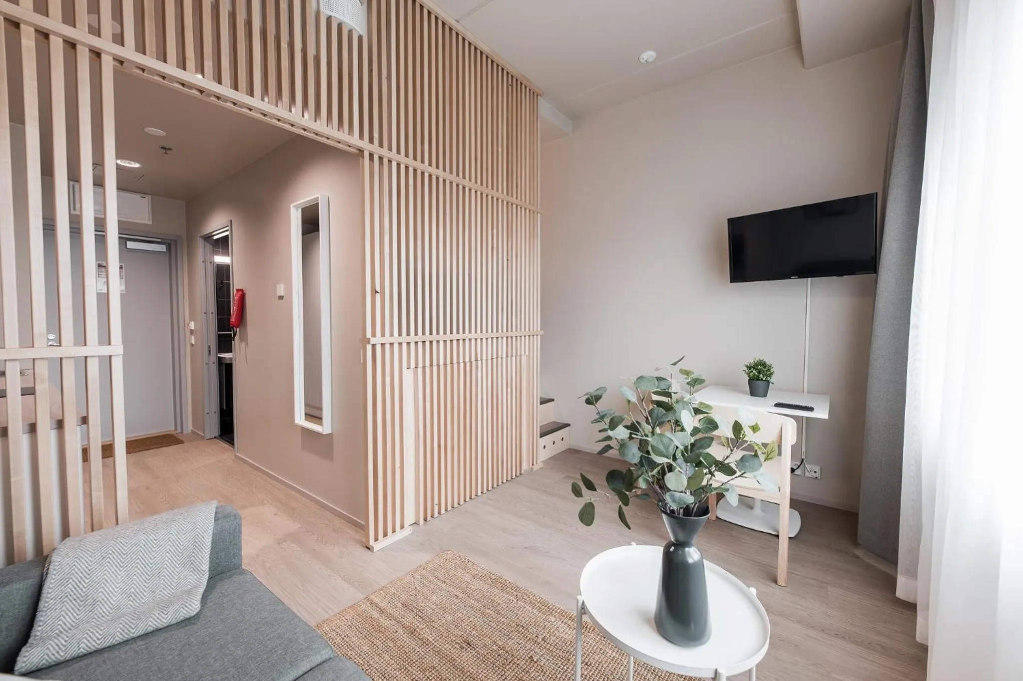 Living room in Forenom Aparthotel Vantaa Tikkurila