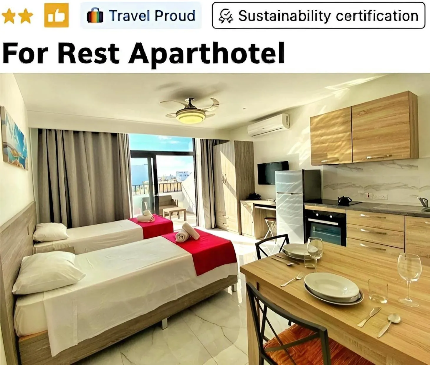 Bed in For Rest Aparthotel