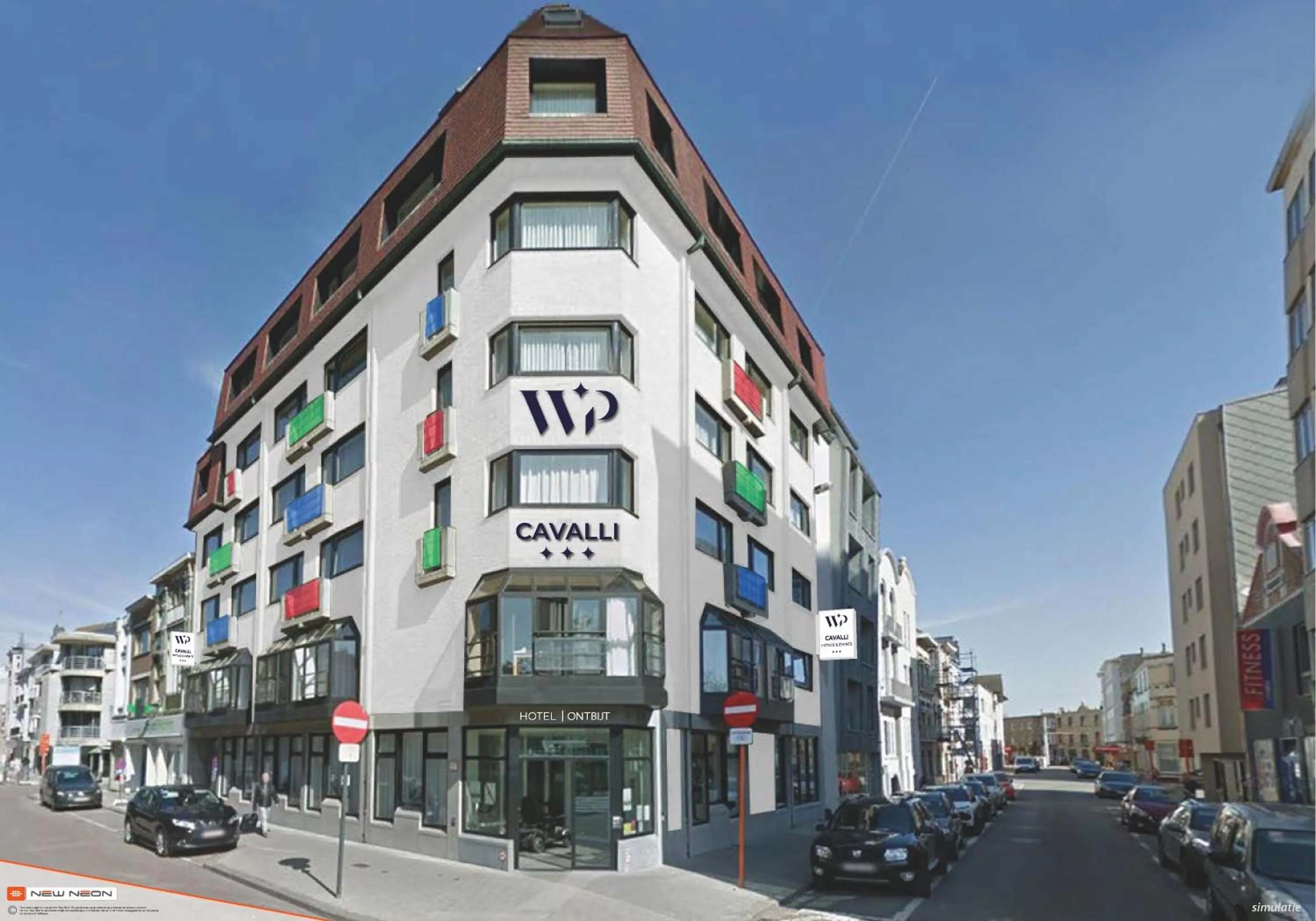 Facade/entrance in Hotel Cavalli by WP Hotels