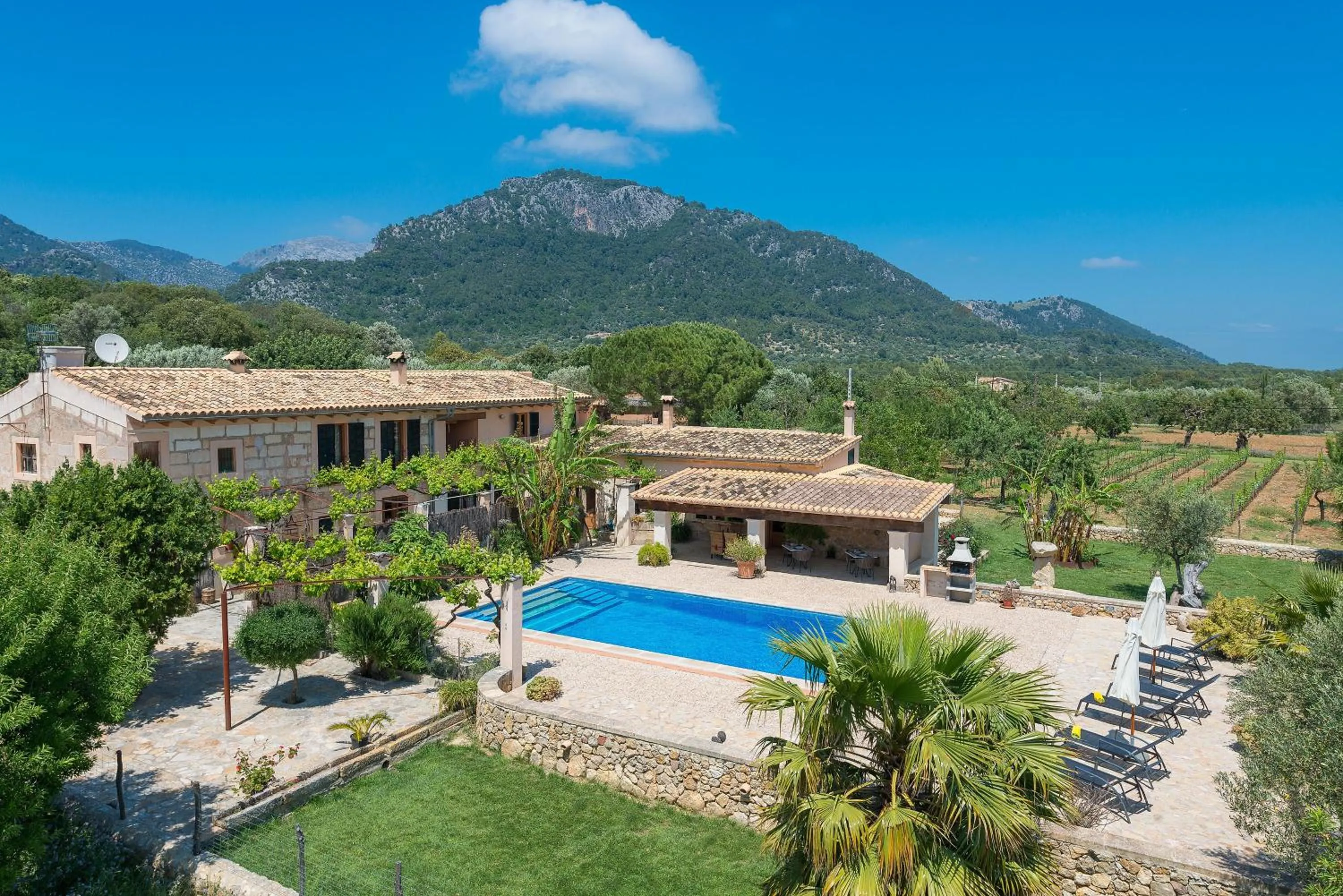Swimming pool in Finca - Agroturisme Sa Parellada