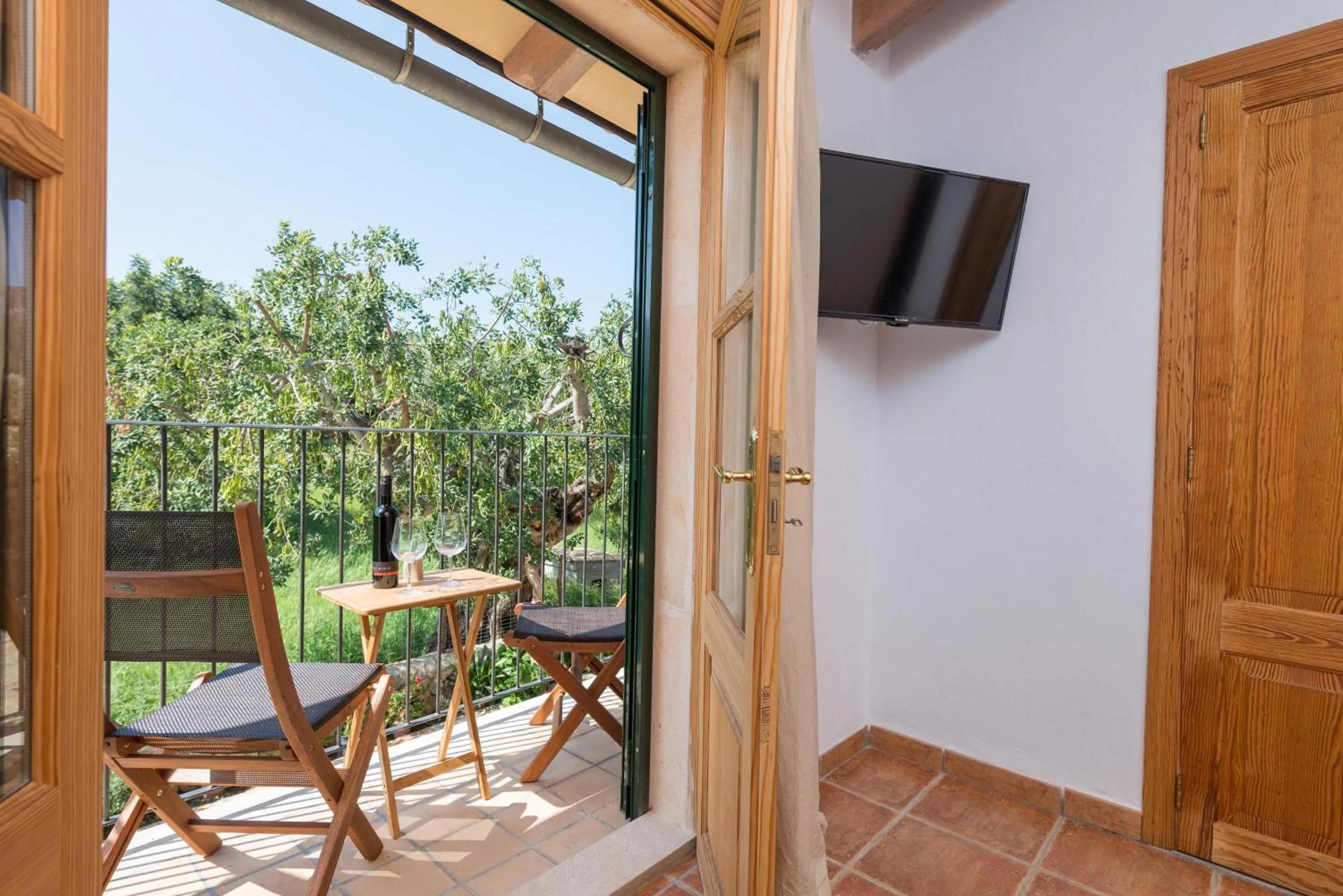Balcony/Terrace in Finca - Agroturisme Sa Parellada