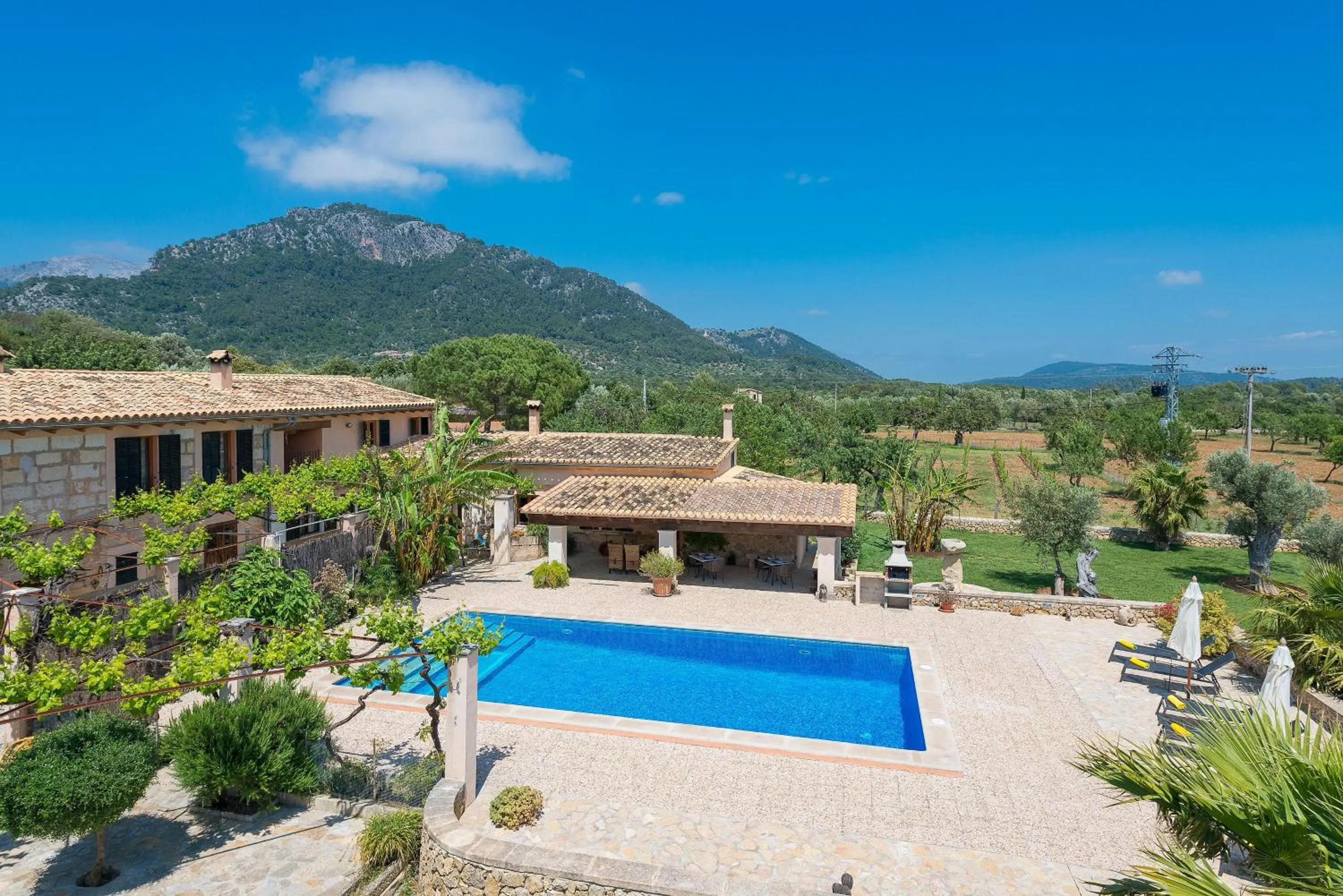 Swimming pool in Finca - Agroturisme Sa Parellada