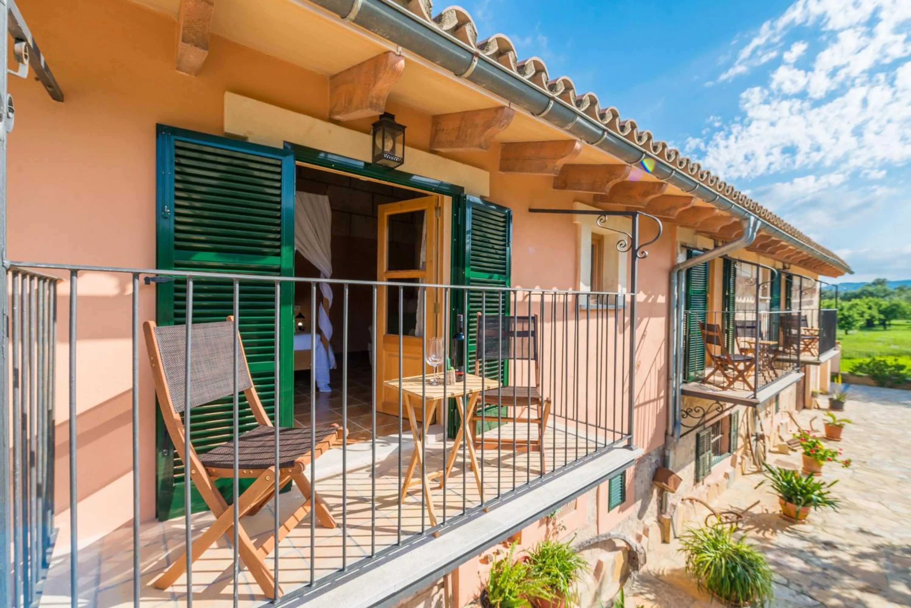 Balcony/Terrace in Finca - Agroturisme Sa Parellada